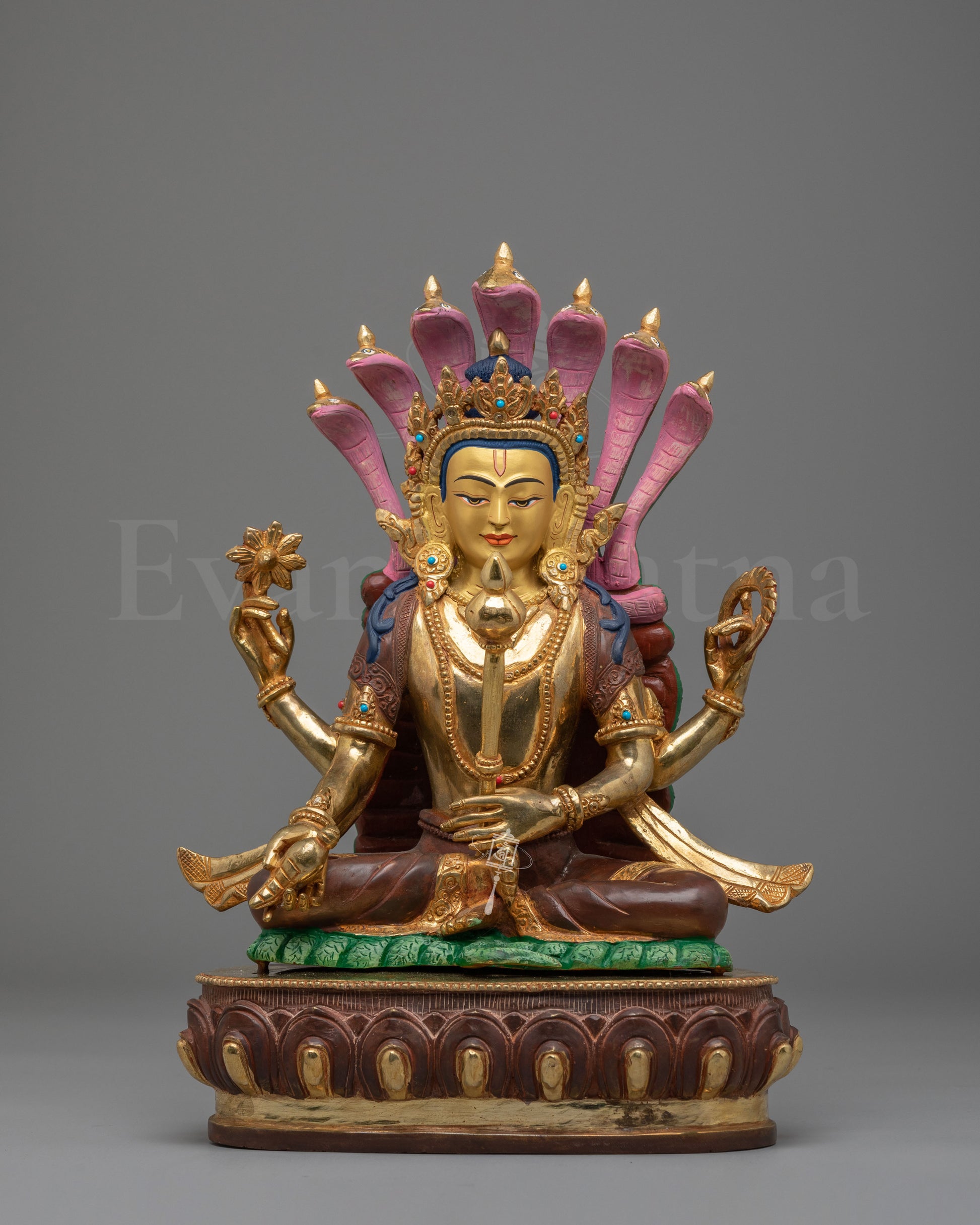 Traditional Bishnu Altar Statue 