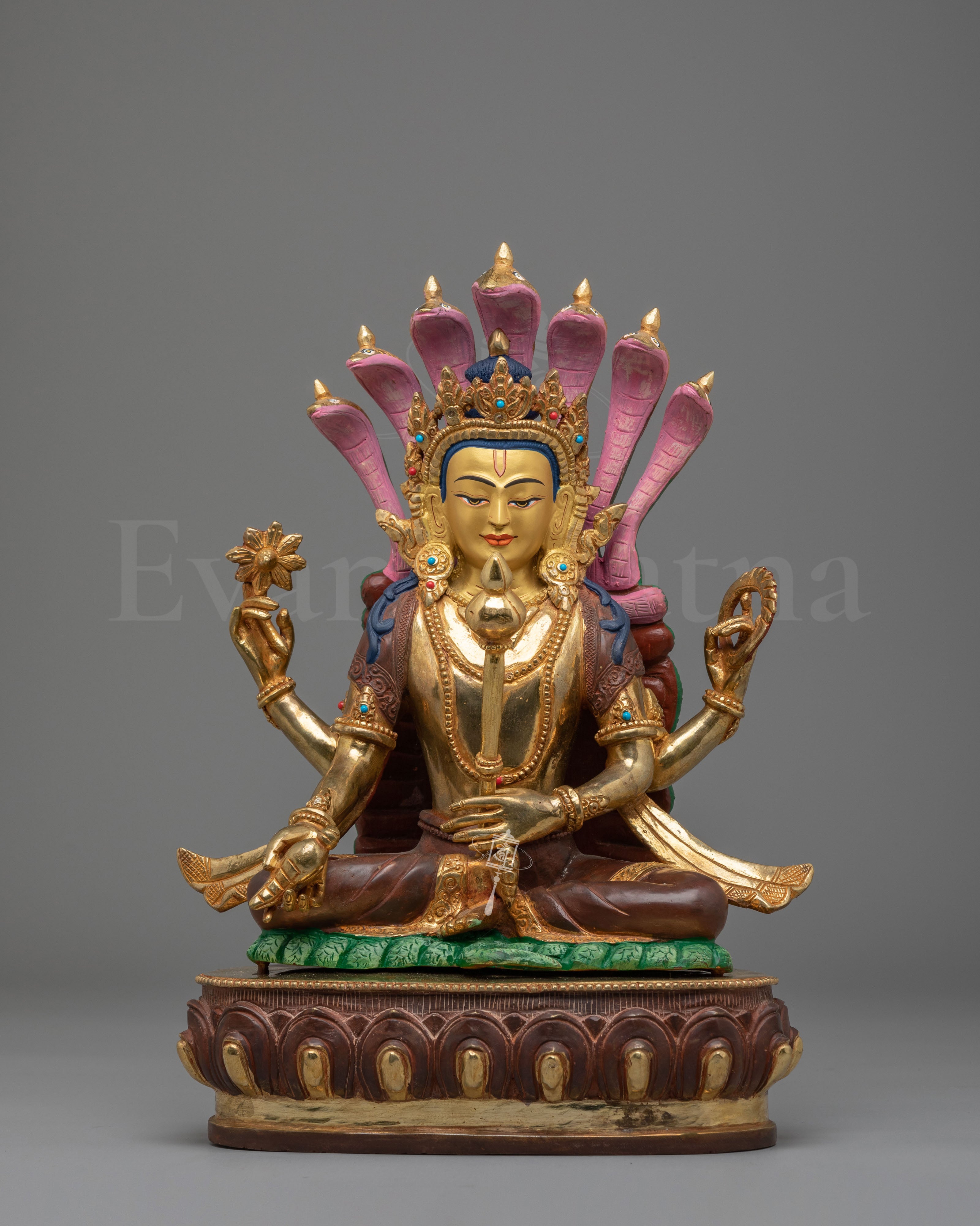 Traditional Bishnu Altar Statue 
