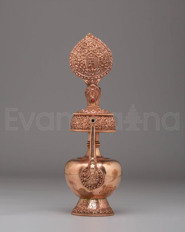 Tibetan Bhumba Offering Vessel | A Sacred Ritual Object for Spiritual Ceremonies