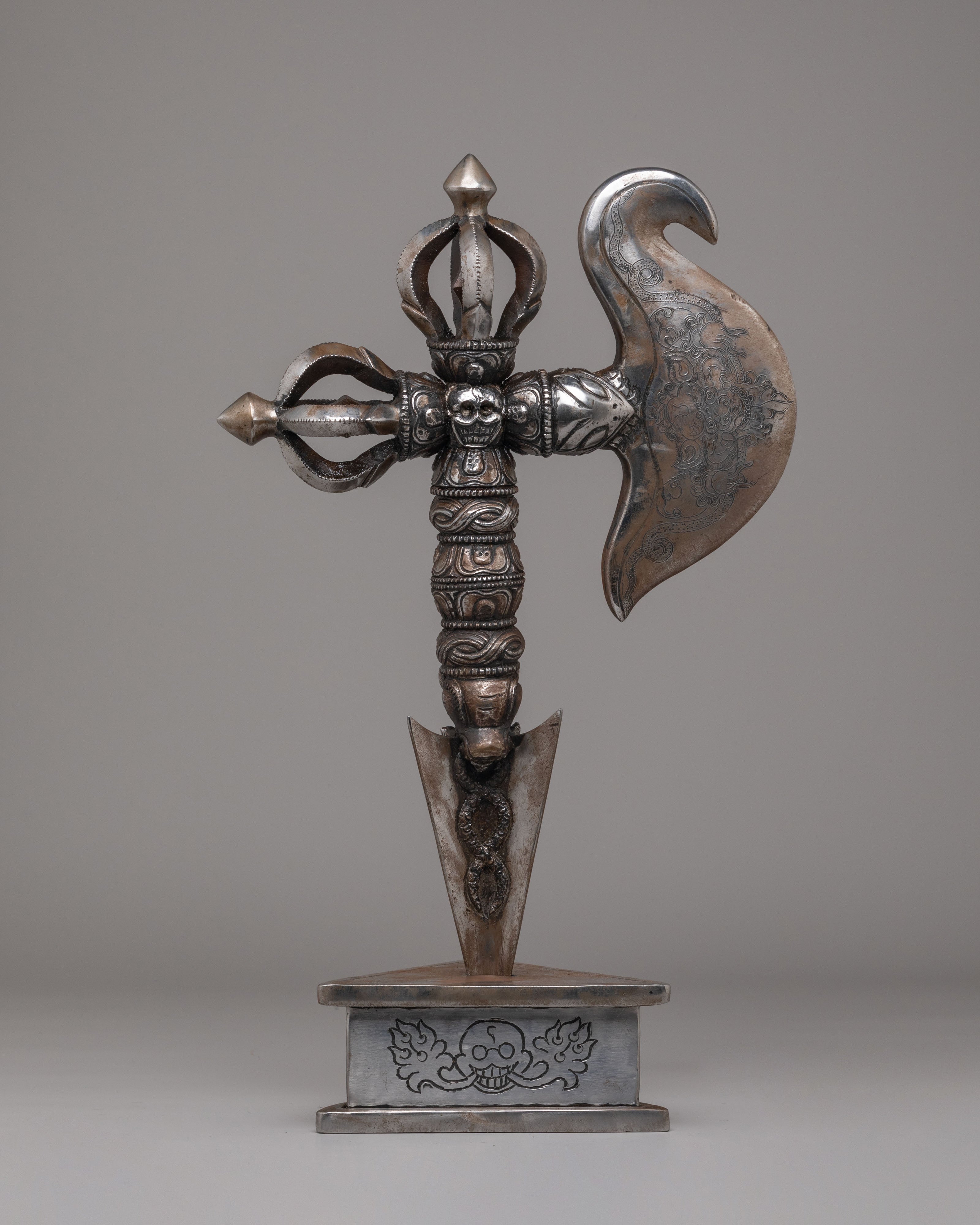 Spiritual Kartika Axe | Sacred Ritual Tool