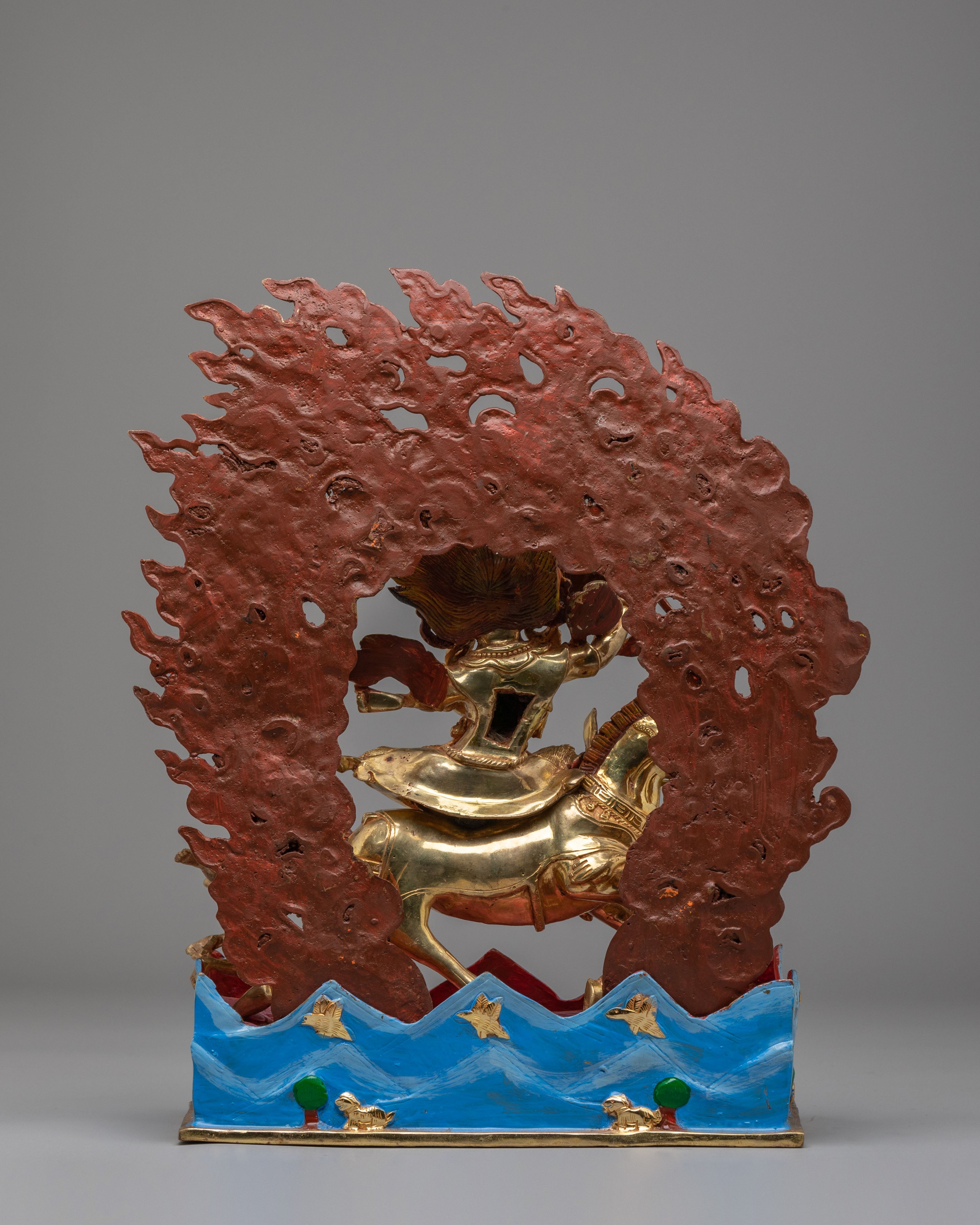 Tibetan Palden Lhamo Sculpture | Handmade Tibetan Artwork