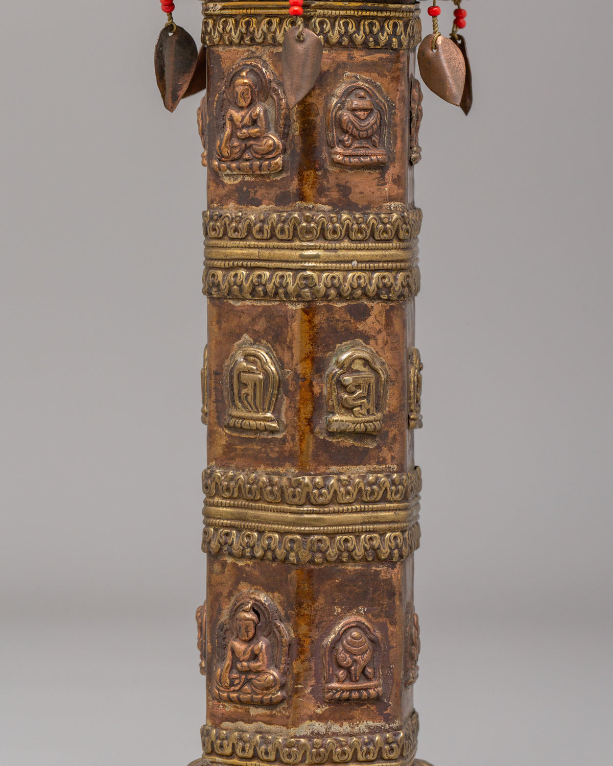 Himalayan Carved Incense Burner Pair | Ritual & Meditation Offering Vessels