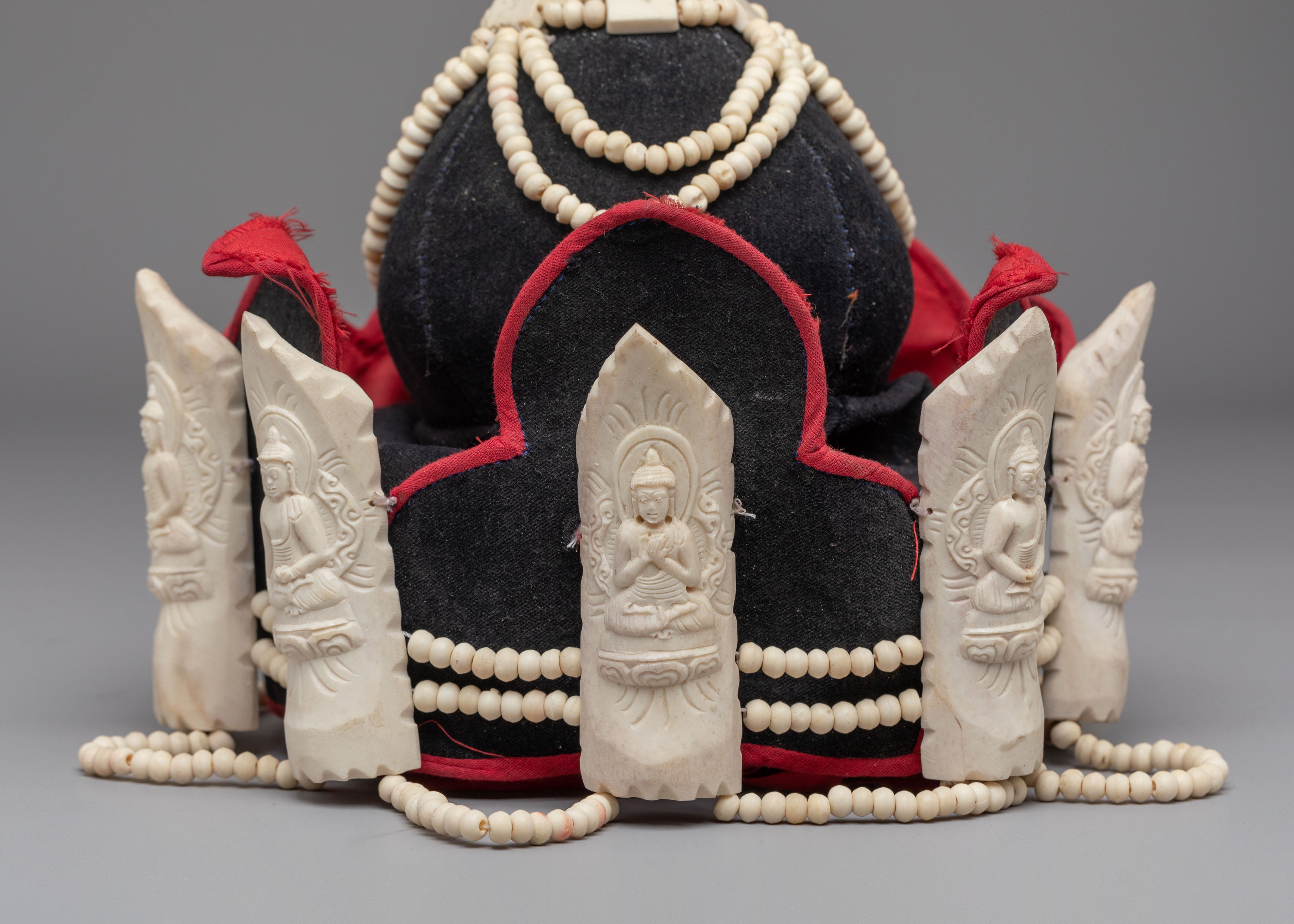 Handcrafted Ritual Guru Fabric | Five Dhyani Buddha Ceremonial Attire