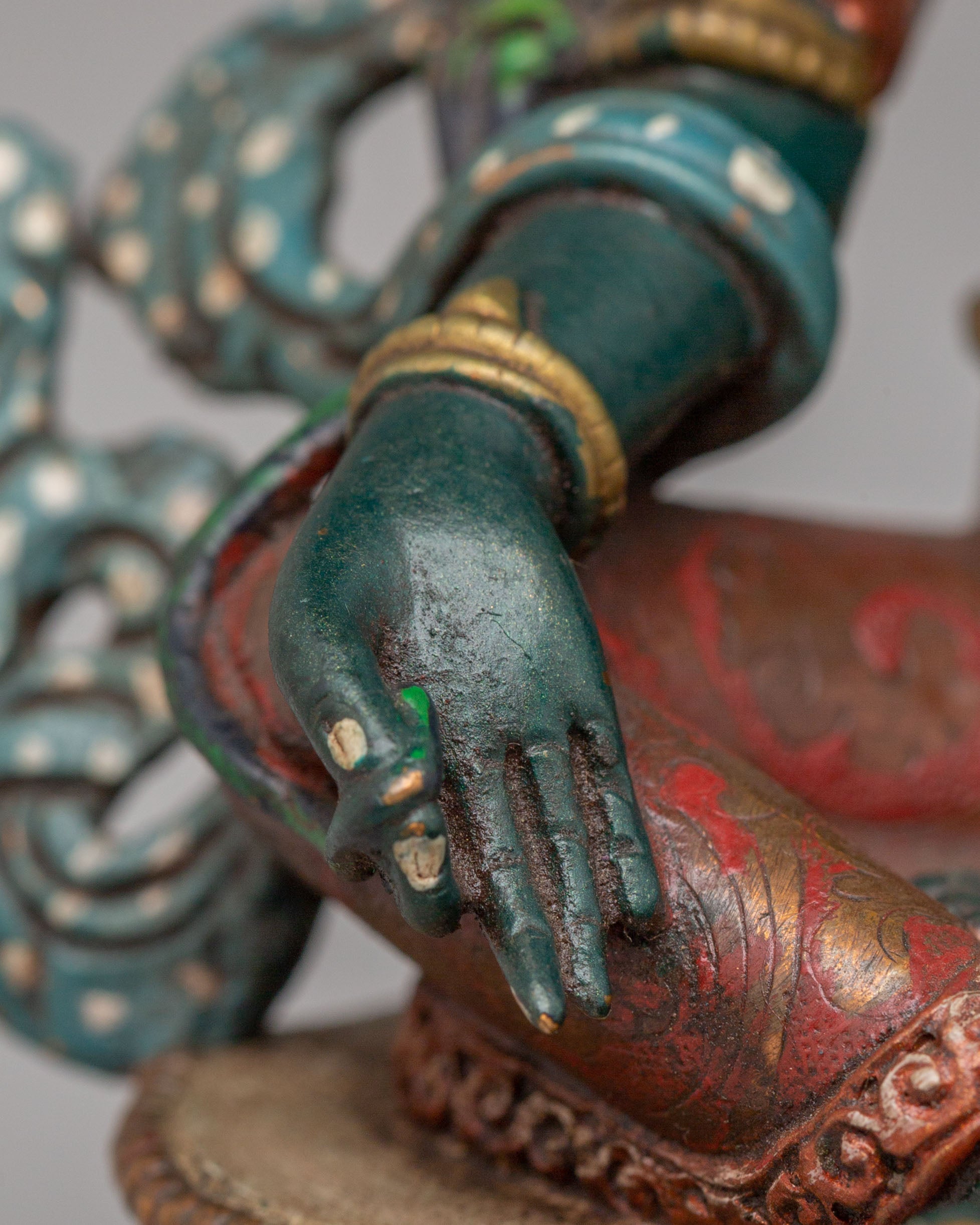 Green Tara Goddess Statue for Altar | Sacred Artwork for Meditation