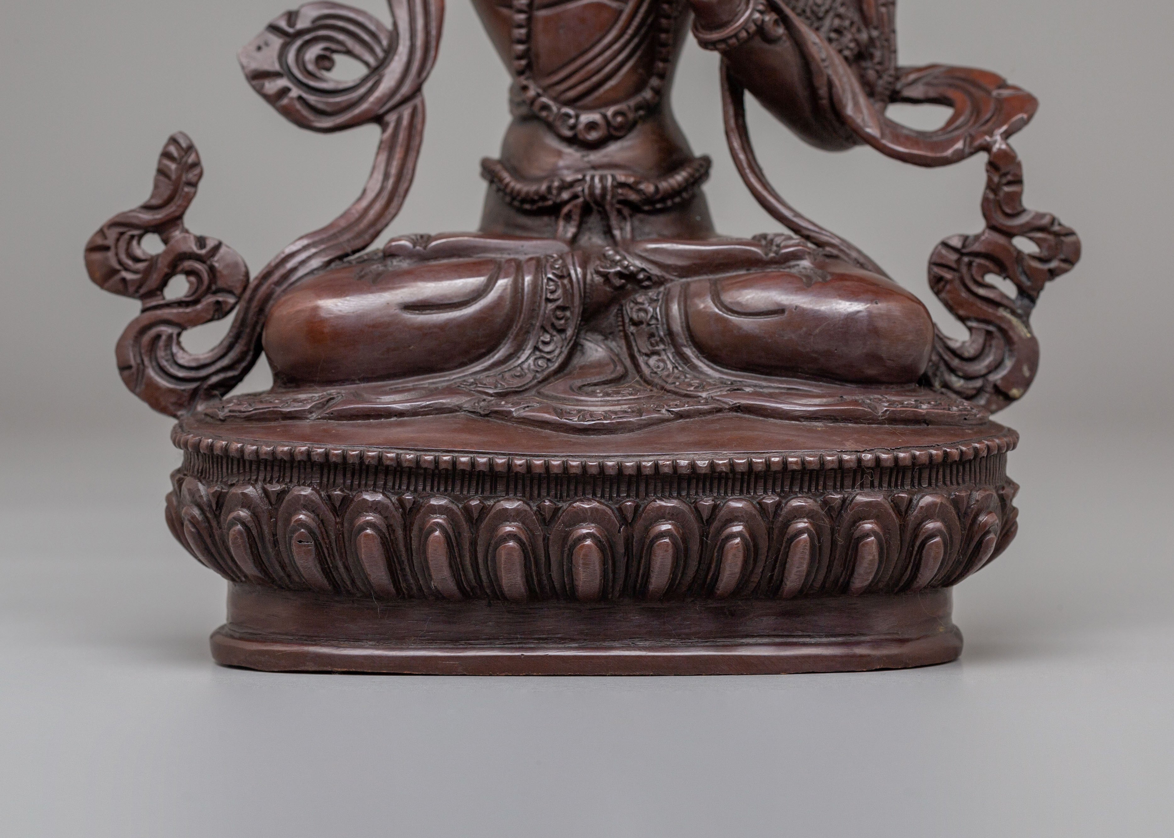 Wisdom Deity Manjushri Sculpture | Symbol of Knowledge and Enlightenment