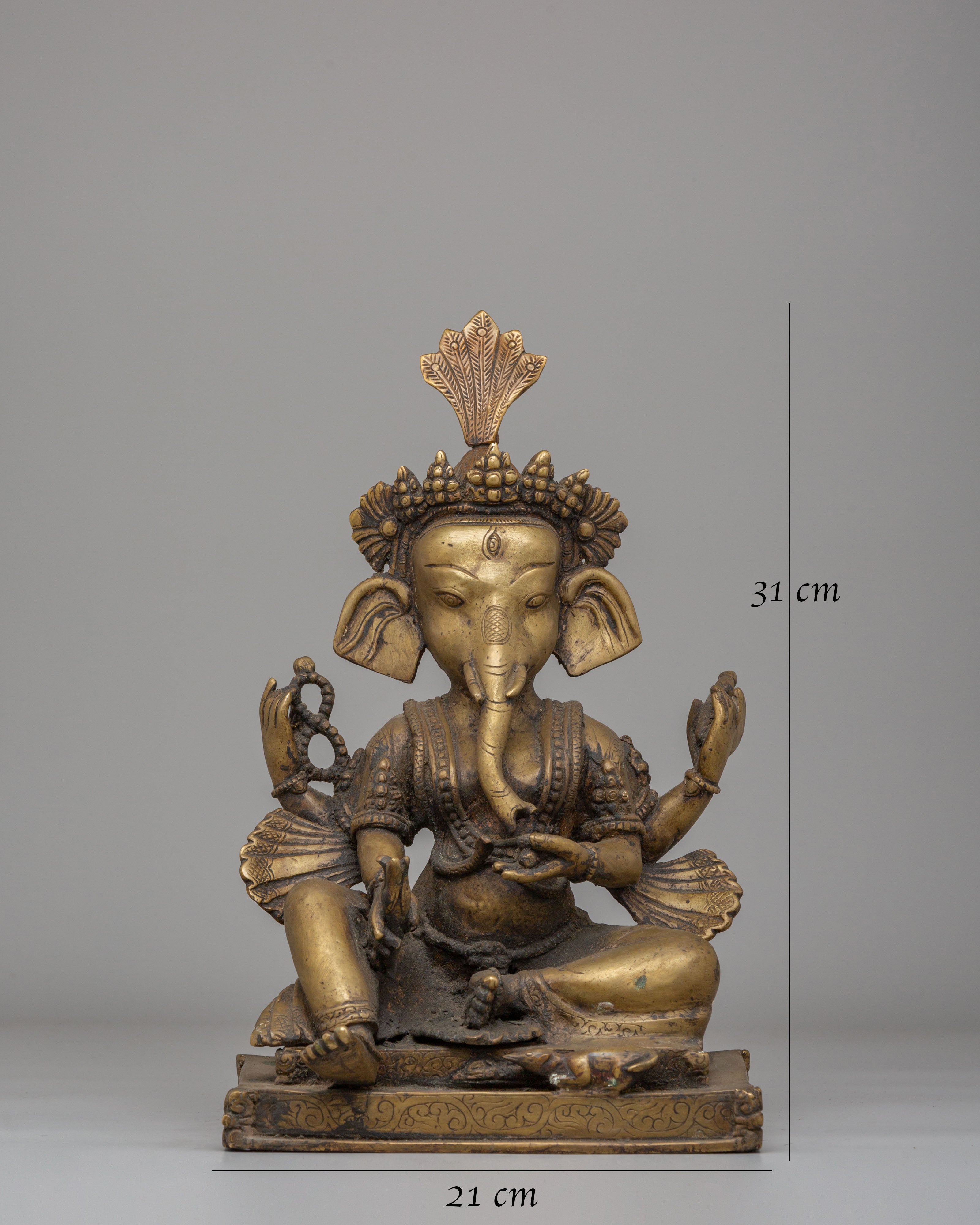 Spiritual Ganesh Sculpture for Wisdom | Spiritual Home Decor