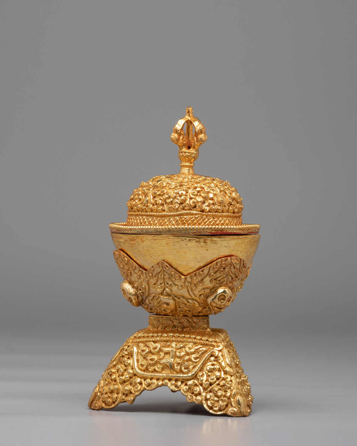 Himalayan Buddhist Kapala Set | Skull Cups for Ritual Use