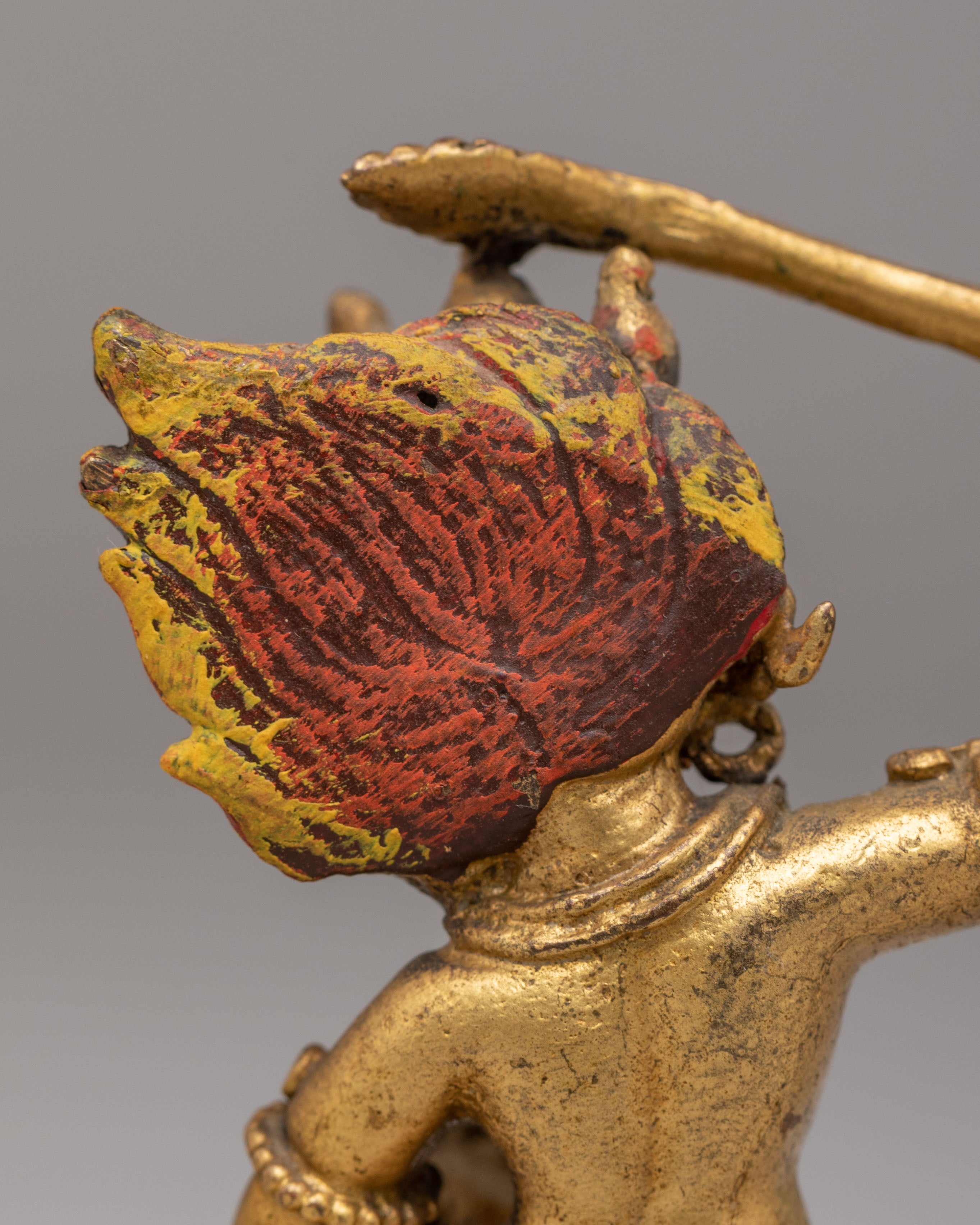 khadgapani Deity Sculpture | Tibetan Protector Statue