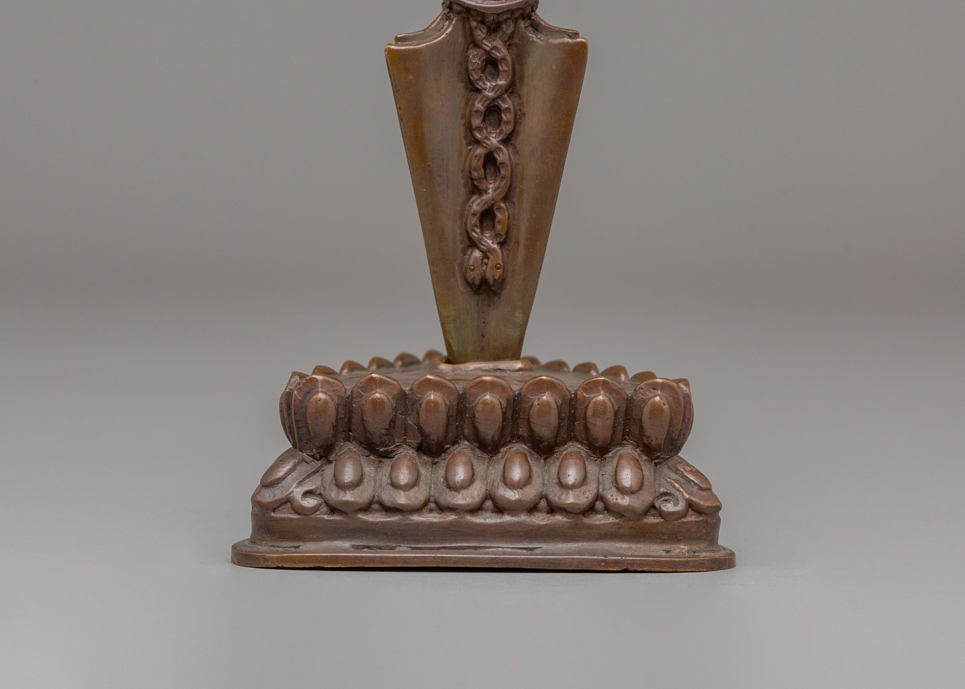 Handmade Vajrapani Phurba | Ritual Dagger for Tantric Ceremonies