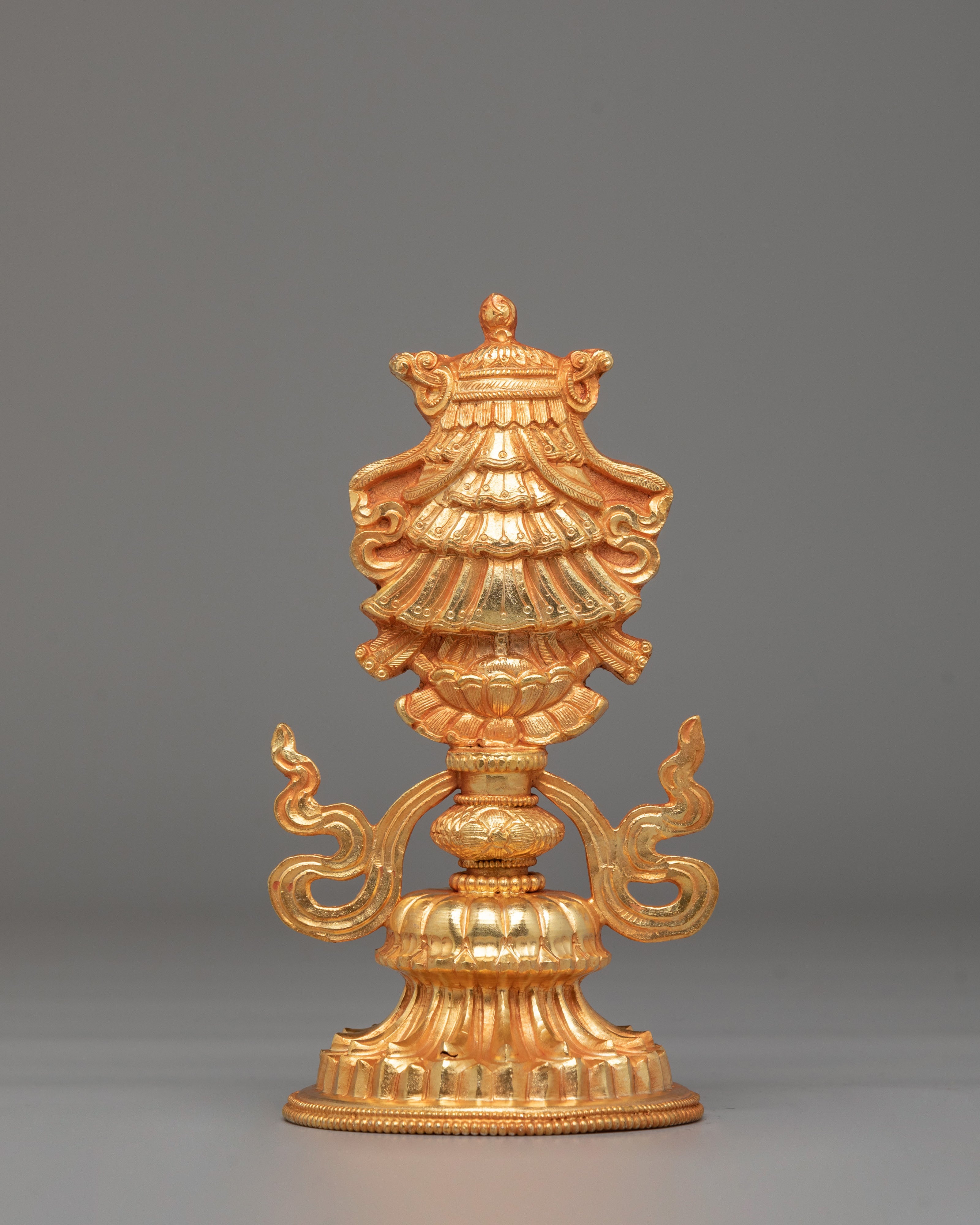 Eight Auspicious Symbols of Buddhism | Gold Plated Ashtamangala