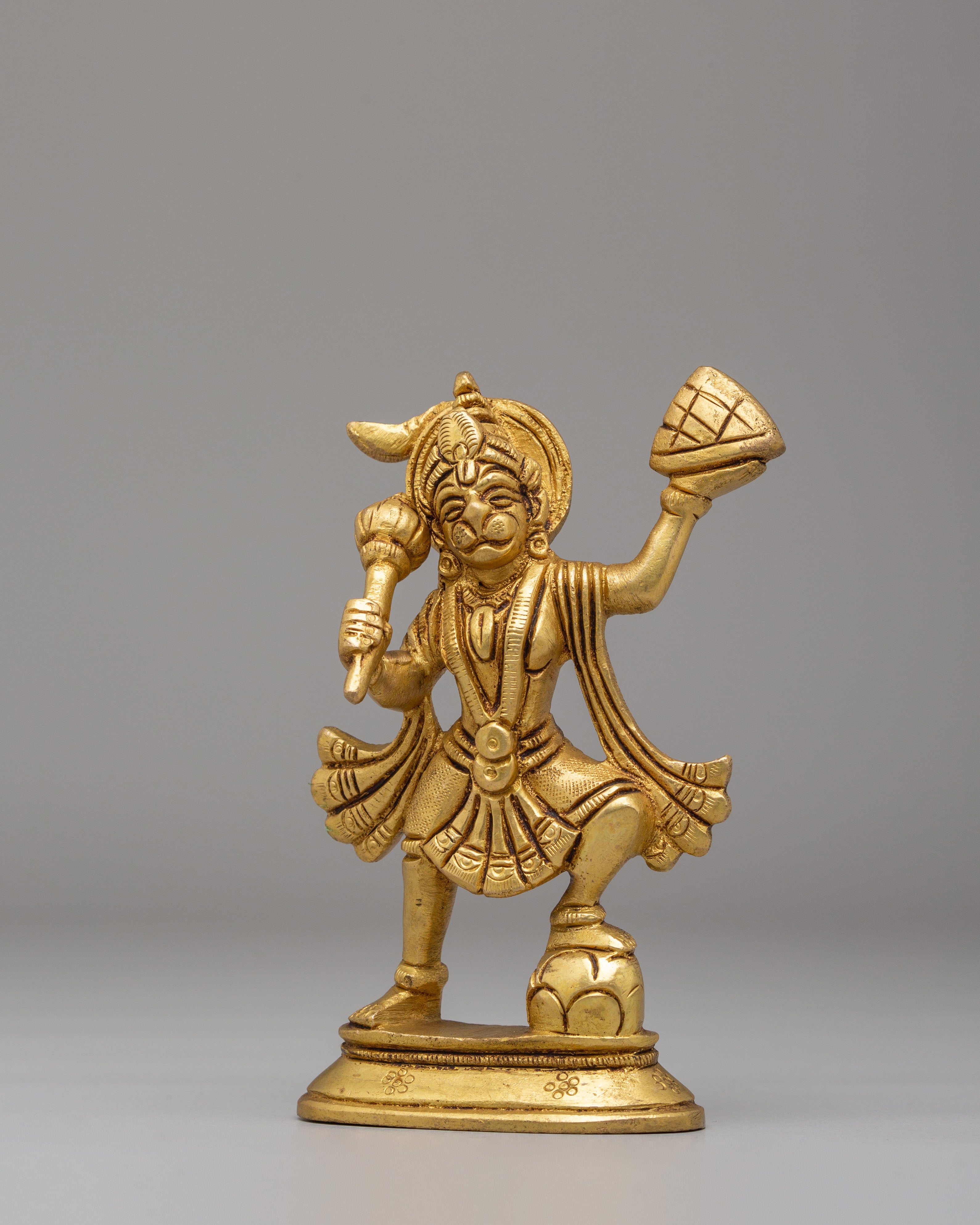 Handcrafted Hanuman Deity Statue | Hindu God Sculpture for Spiritual Decor