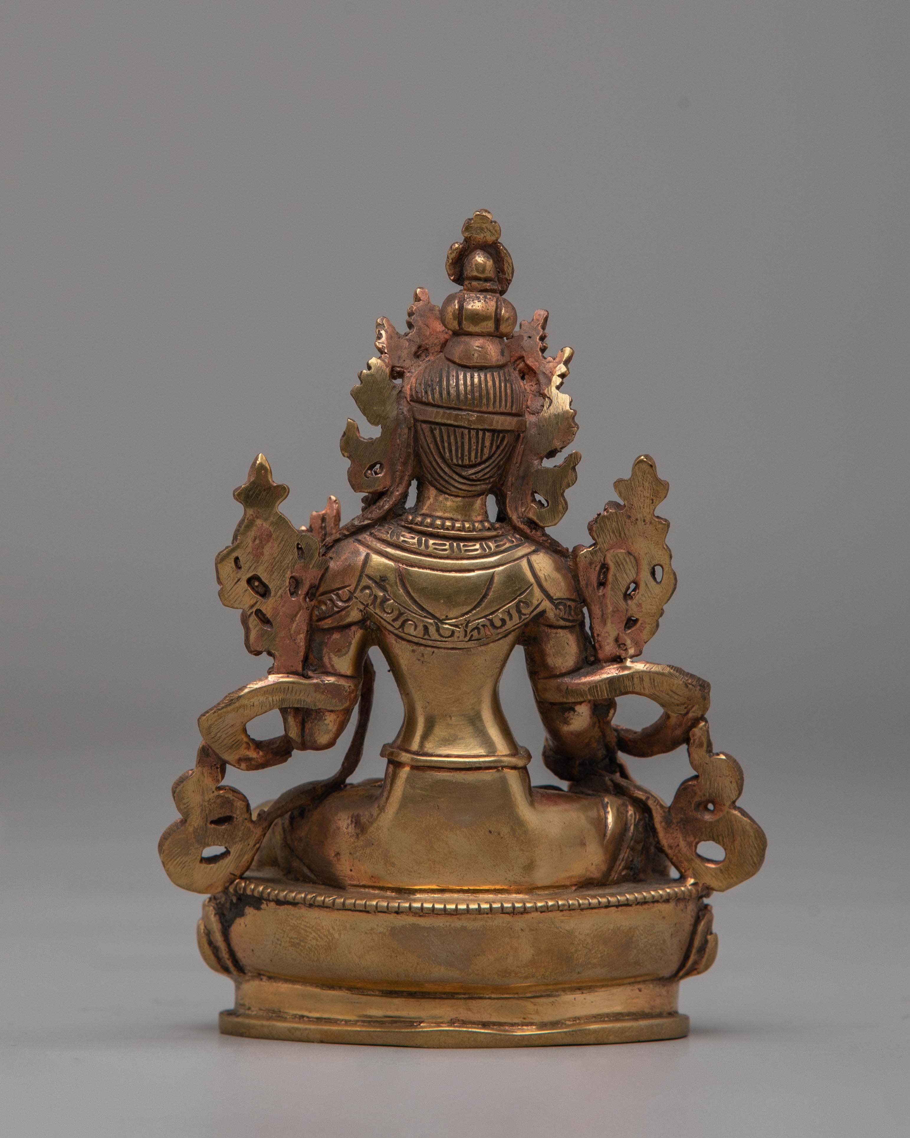 Handcrafted White Tara Deity Statue | Tibetan Buddhist Decor