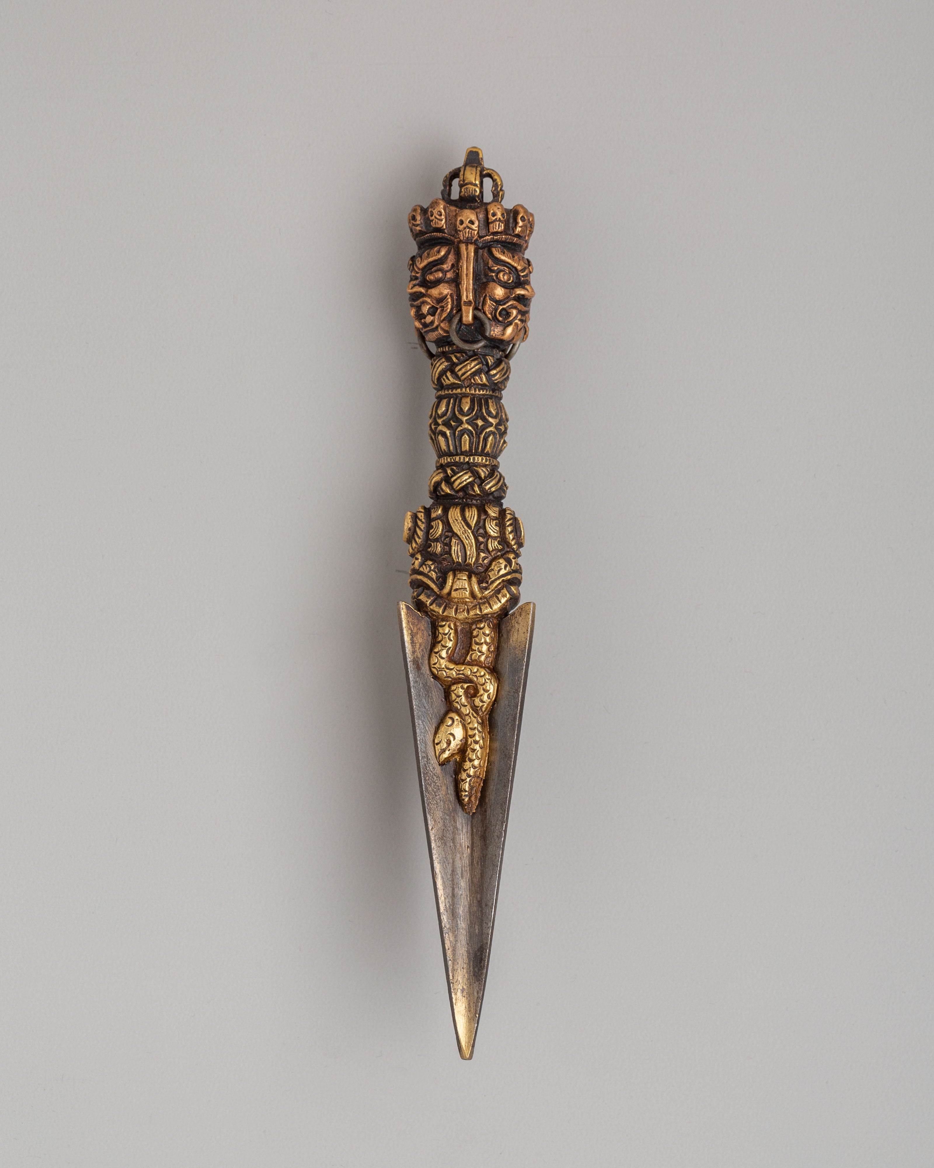 Traditional Altar Ritual Phurba | Vajrayana Buddhist Sacred Dagger