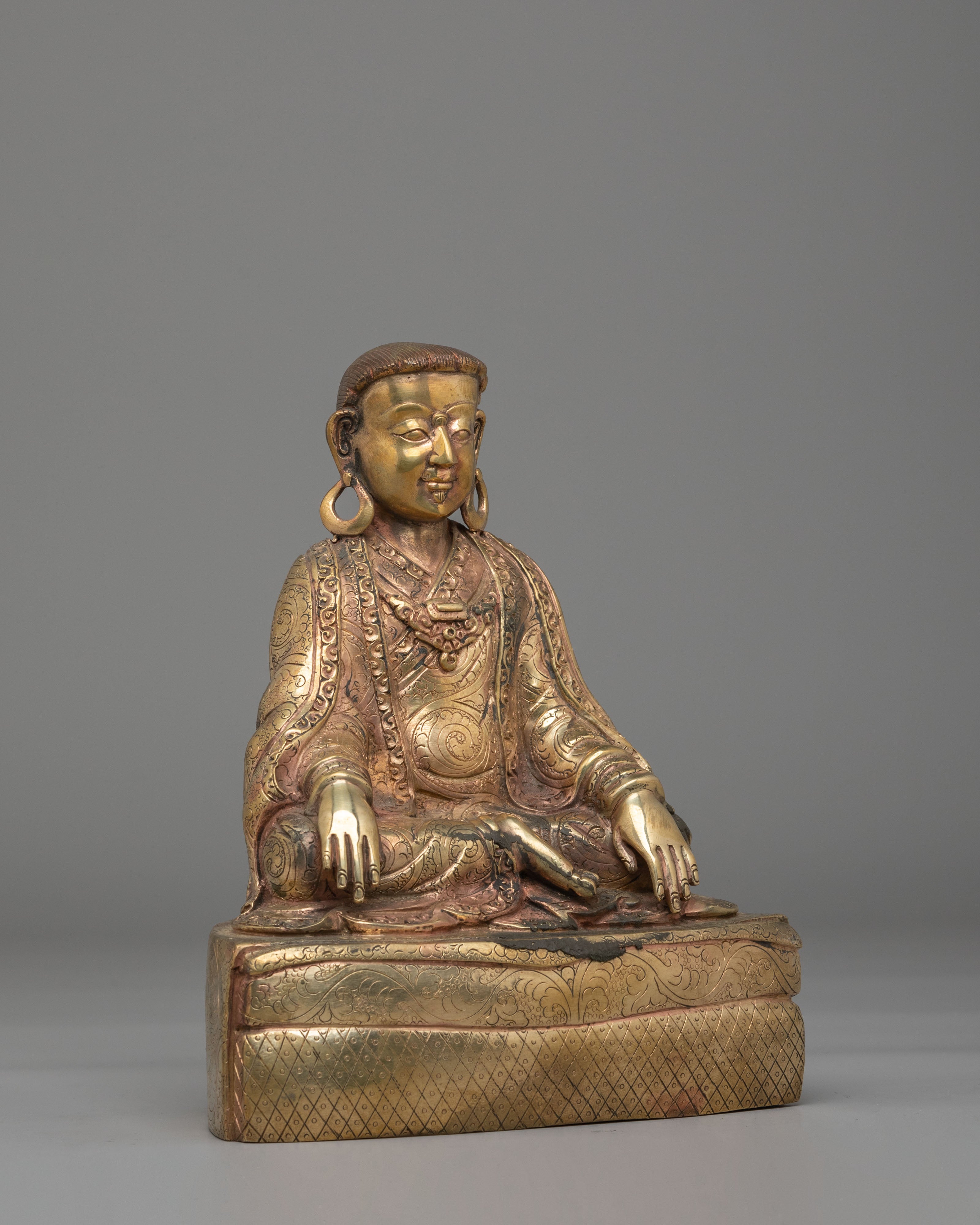 Handmade Marpha Statue | Buddhist Guru Altar Sculpture