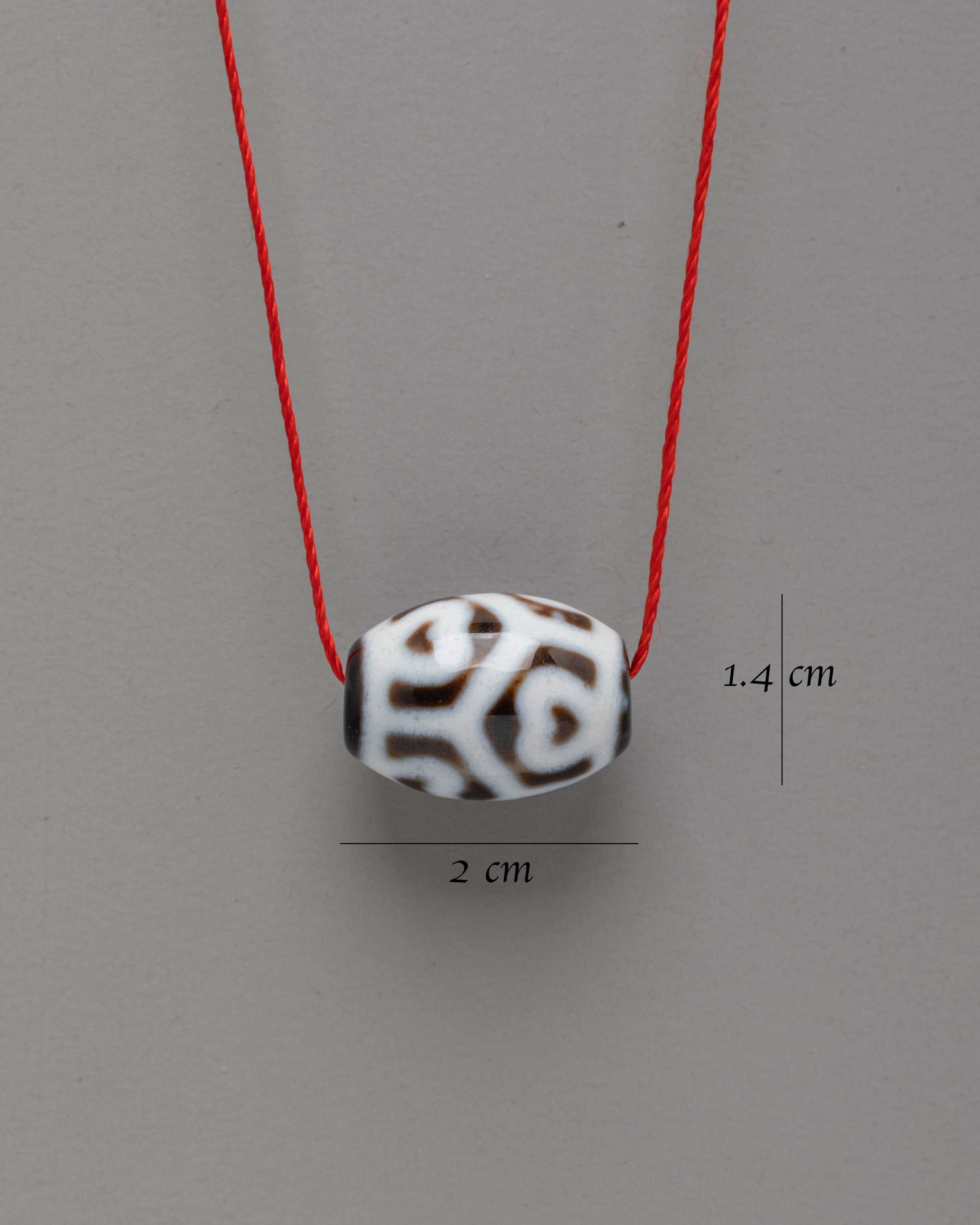 Spiritual Dzi Bead Locket | Handcrafted Spiritual Necklace