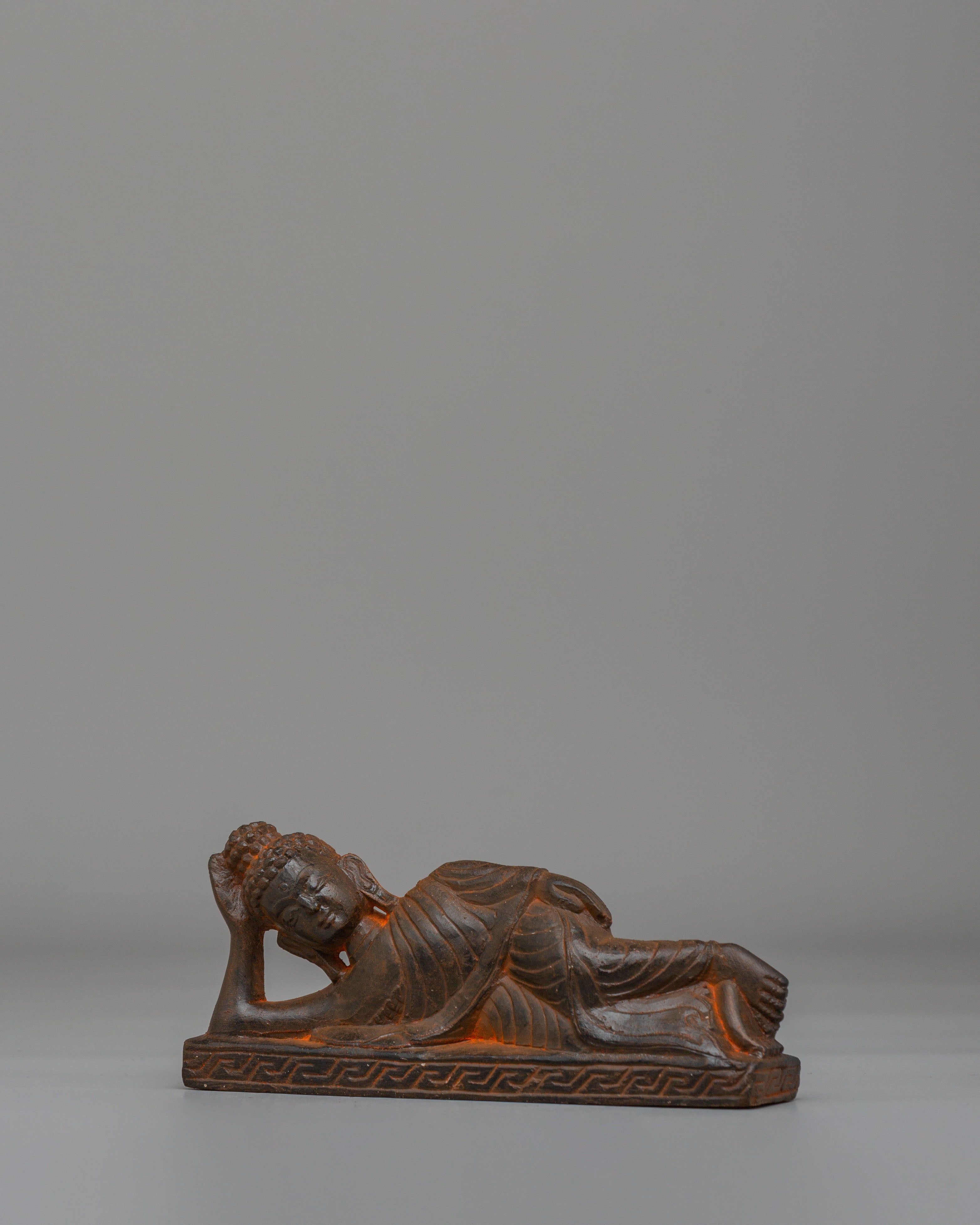 Handcrafted Sleeping Buddha Statue | Himalayan Meditation Art