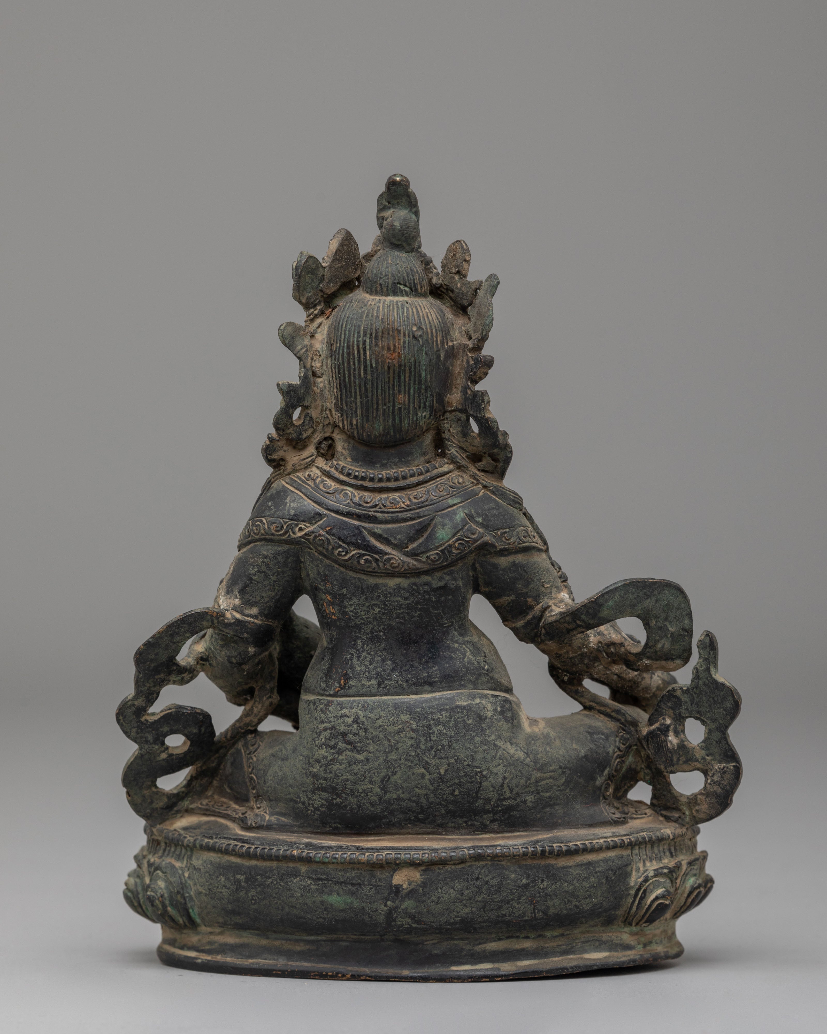 Handcrafted Himalayan Dzambhala Statue | Traditional Buddhist Art