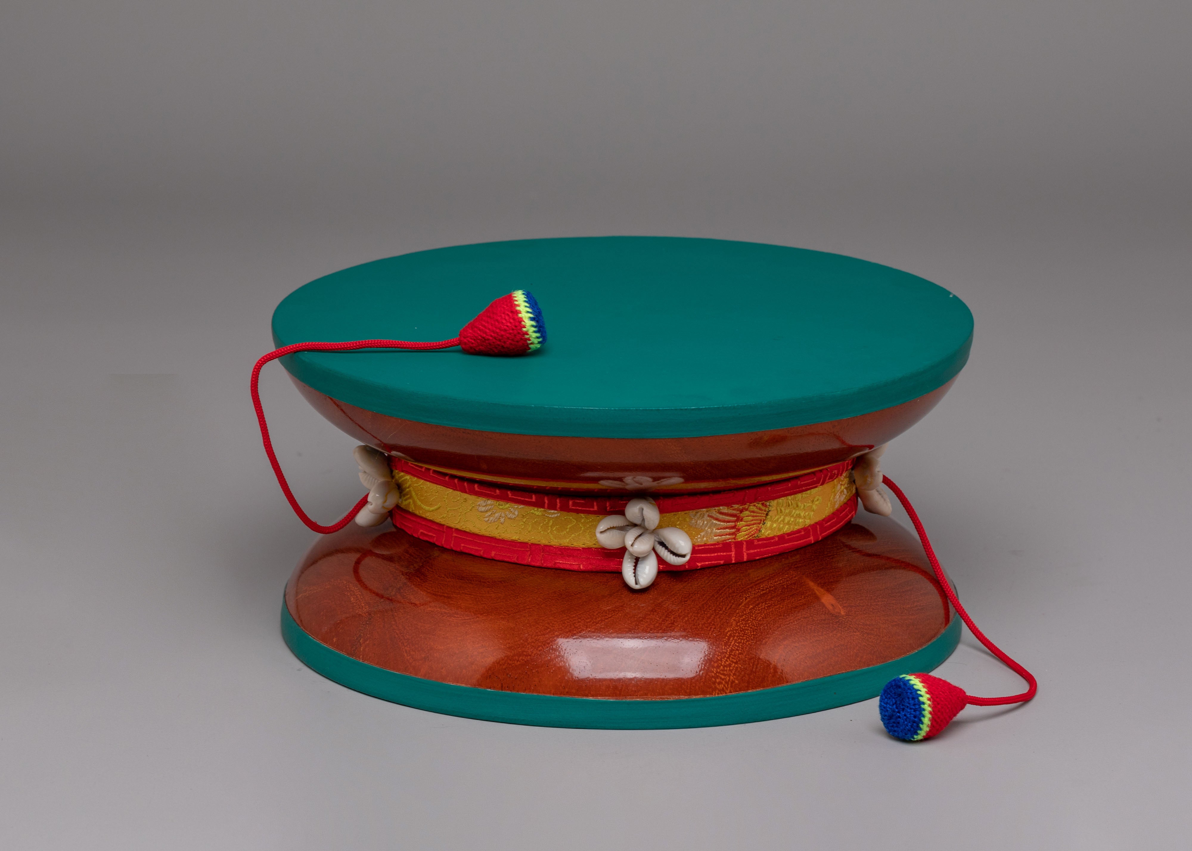 Tibetan Ritual Damaru Drum | A Sacred Tool for Meditation & Prayer