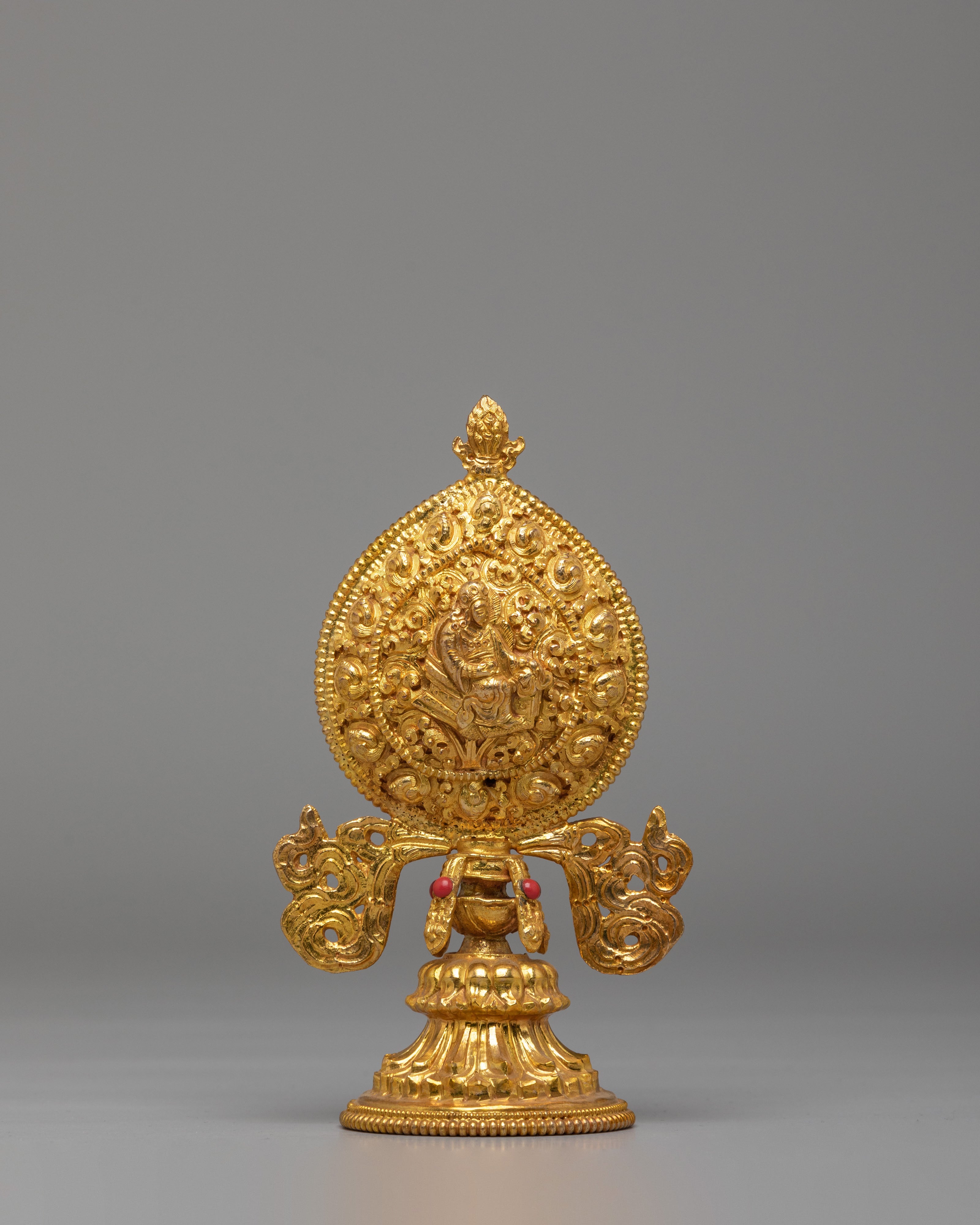 Chakravartin Possession Buddhist Symbol | Gold Plated Copper Chakravartin Set