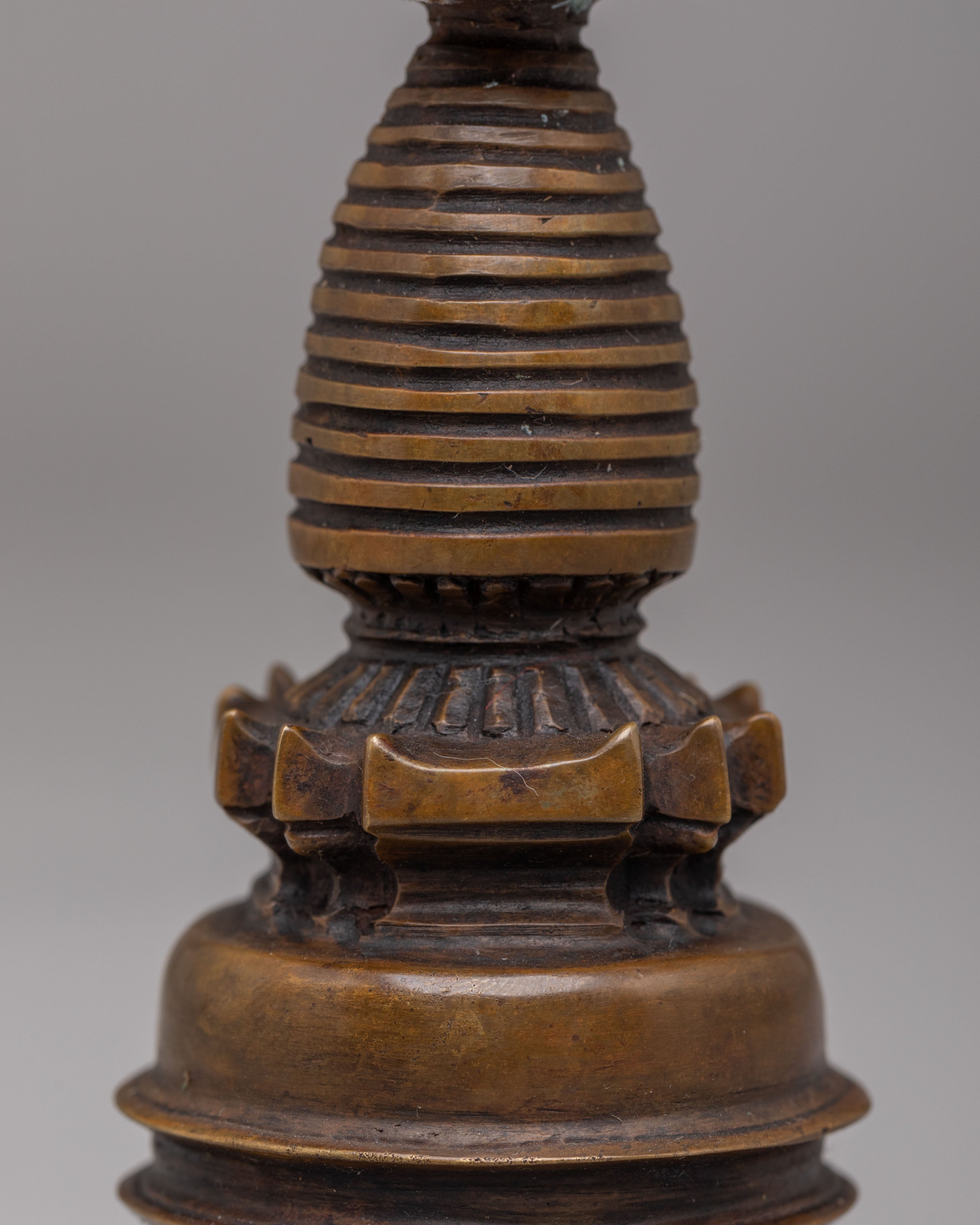 Kadampa Stupa for Sacred Altar | Copper Buddhist Ritual Object