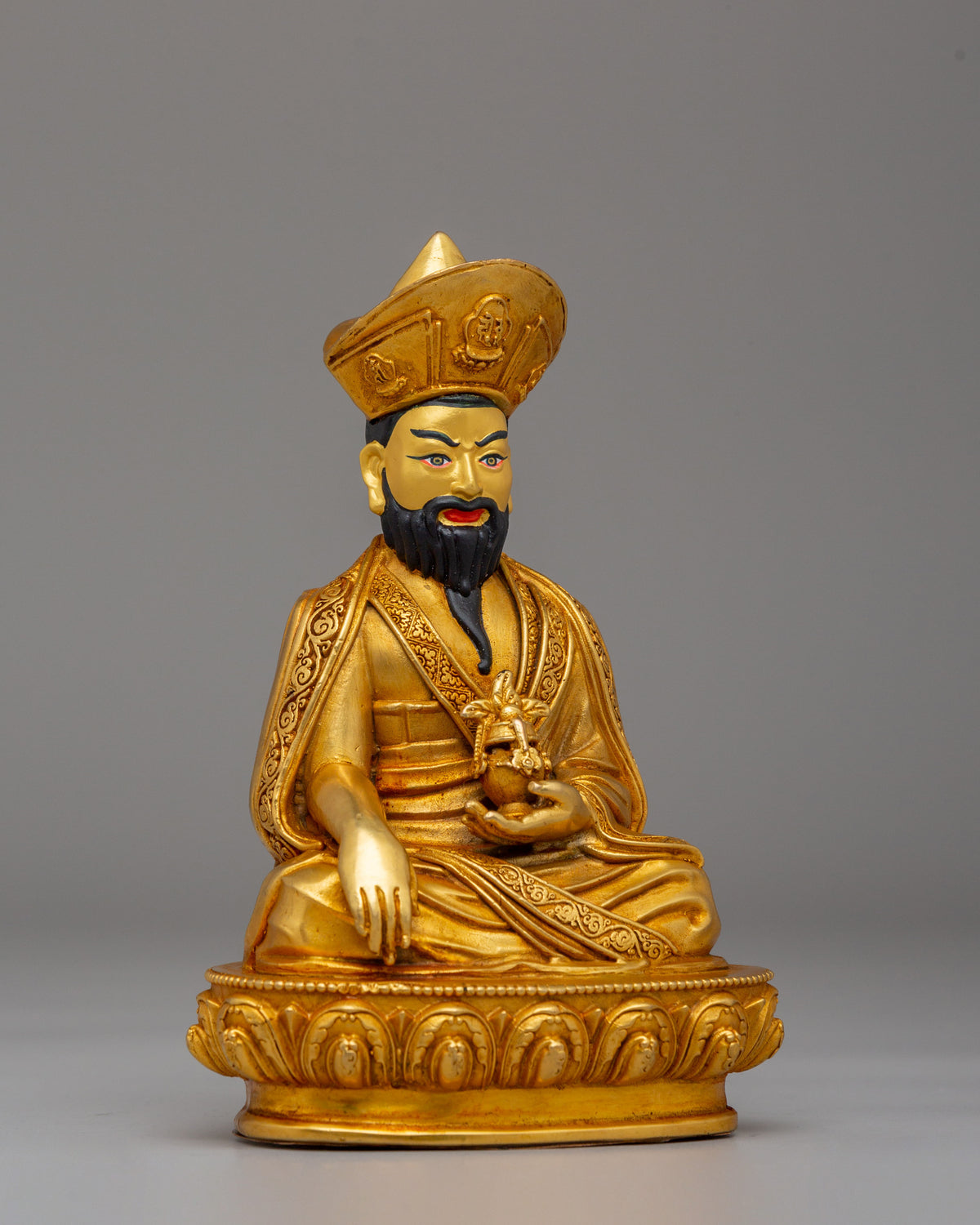 Handmade Guru Shapdum Altar Statue | Tibetan Spiritual Artwork