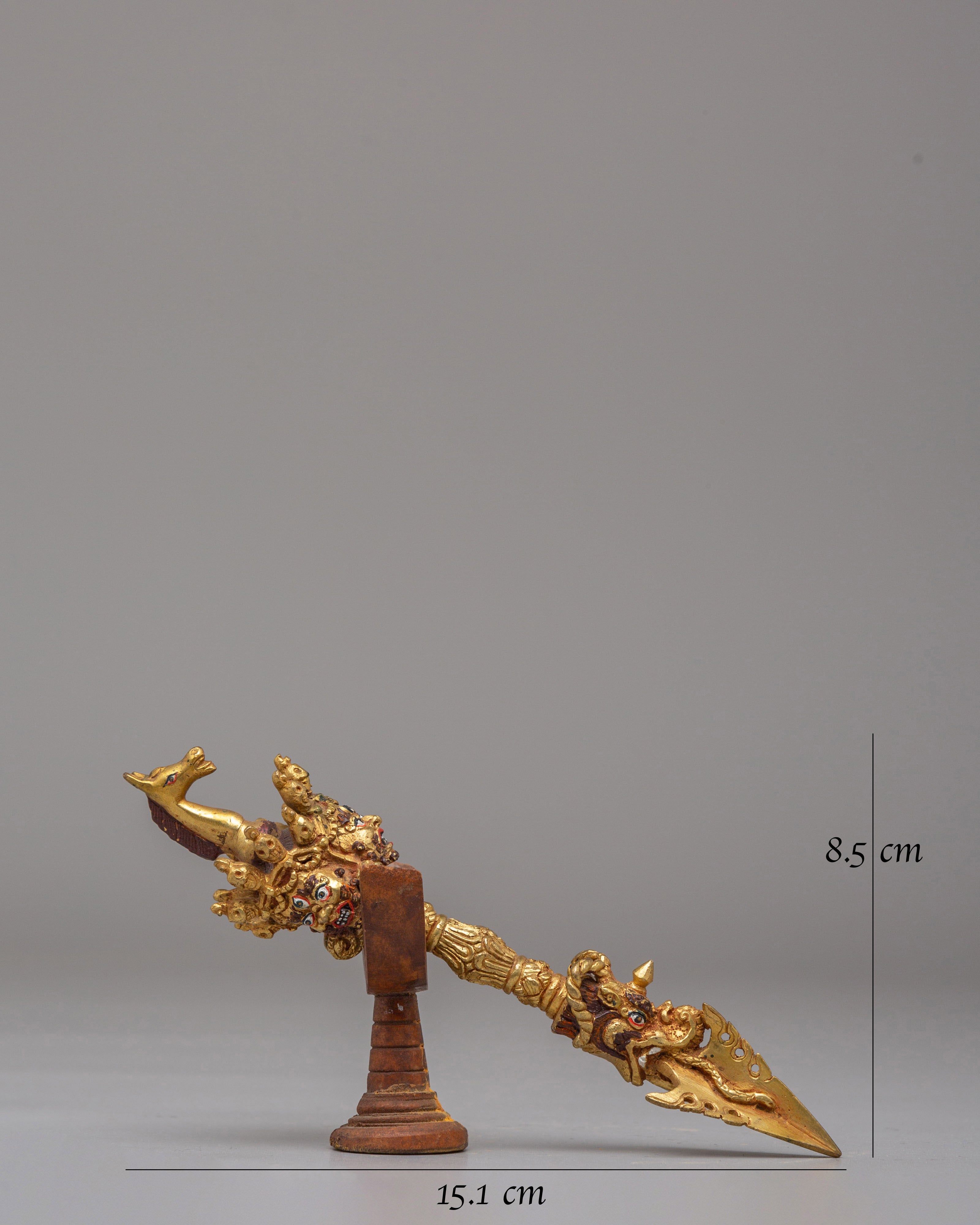 Spiritual Ritual Phurba Dagger | Handcrafted Tantric Dagger for Meditation & Altar