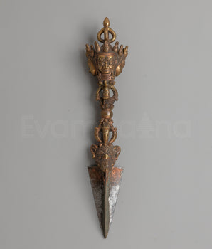 Handcrafted Sacred Phurba Dagger for Ritual Use