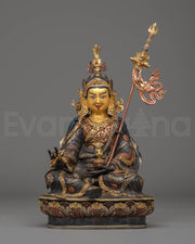 Guru Rinpoche Copper Handmade Sculpture 