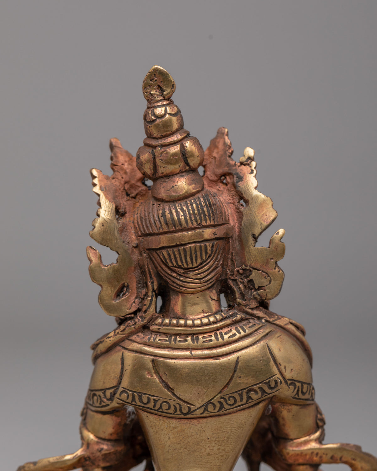 Tibetan Vajradhara Deity Statue | Copper Body Figurine