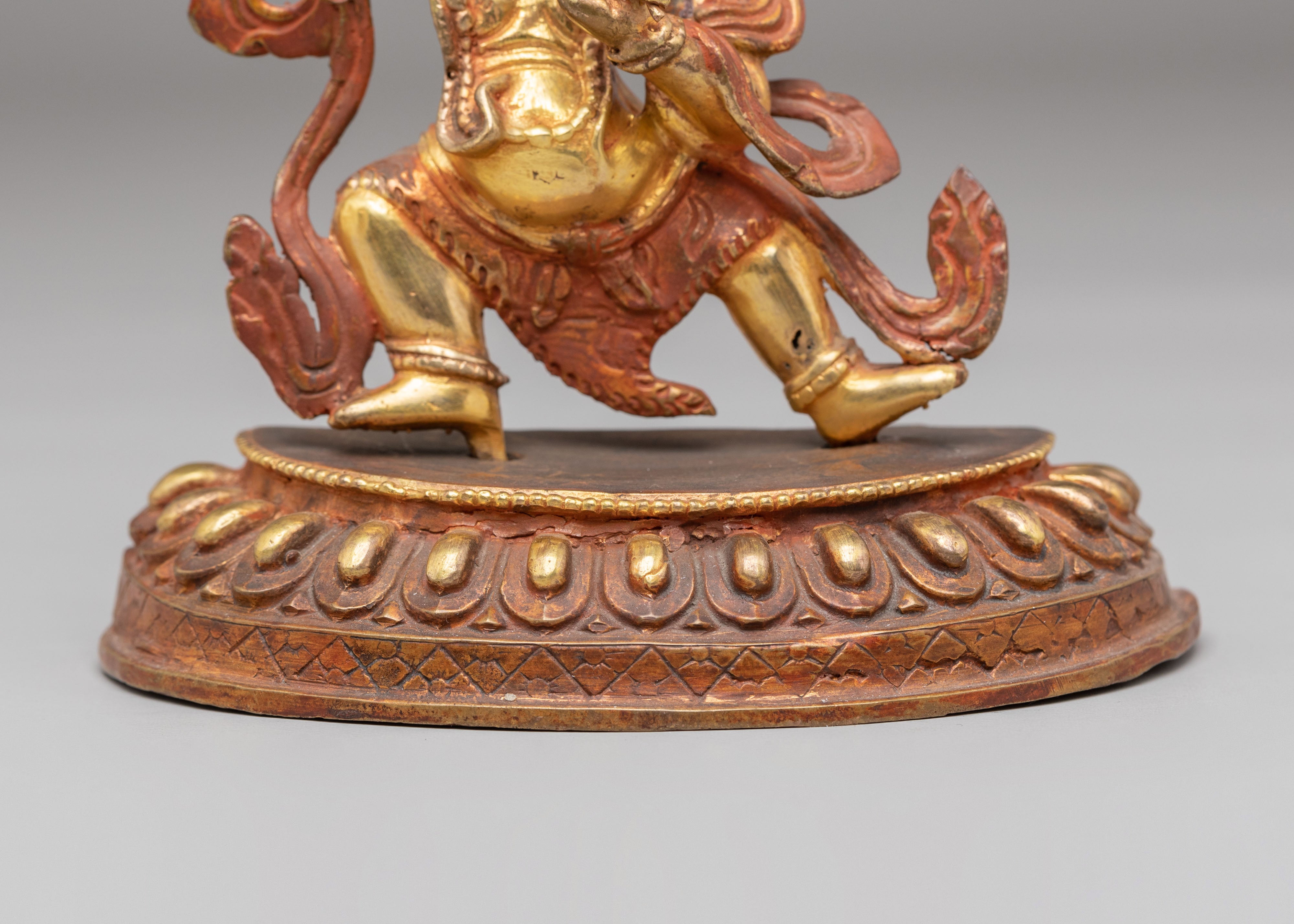 Himalayan Vajrapani Protector Deity Statue | Tibetan Protector Sculpture