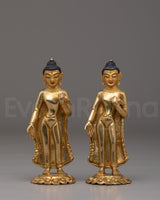 Handmade Dipankara Buddha Copper Statue