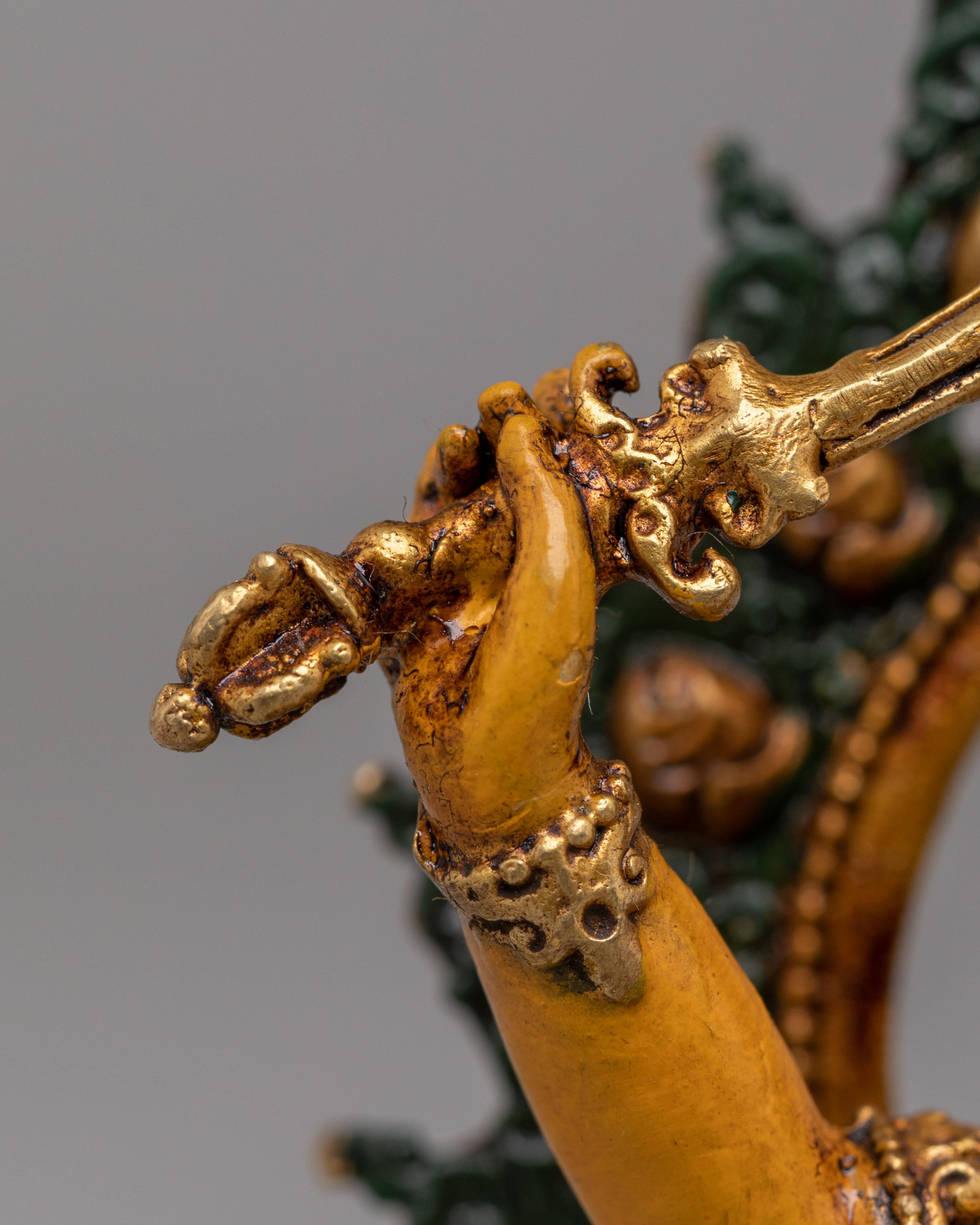 Ceremonial Manjushri Shrine Statue | Wisdom and Meditation Statue