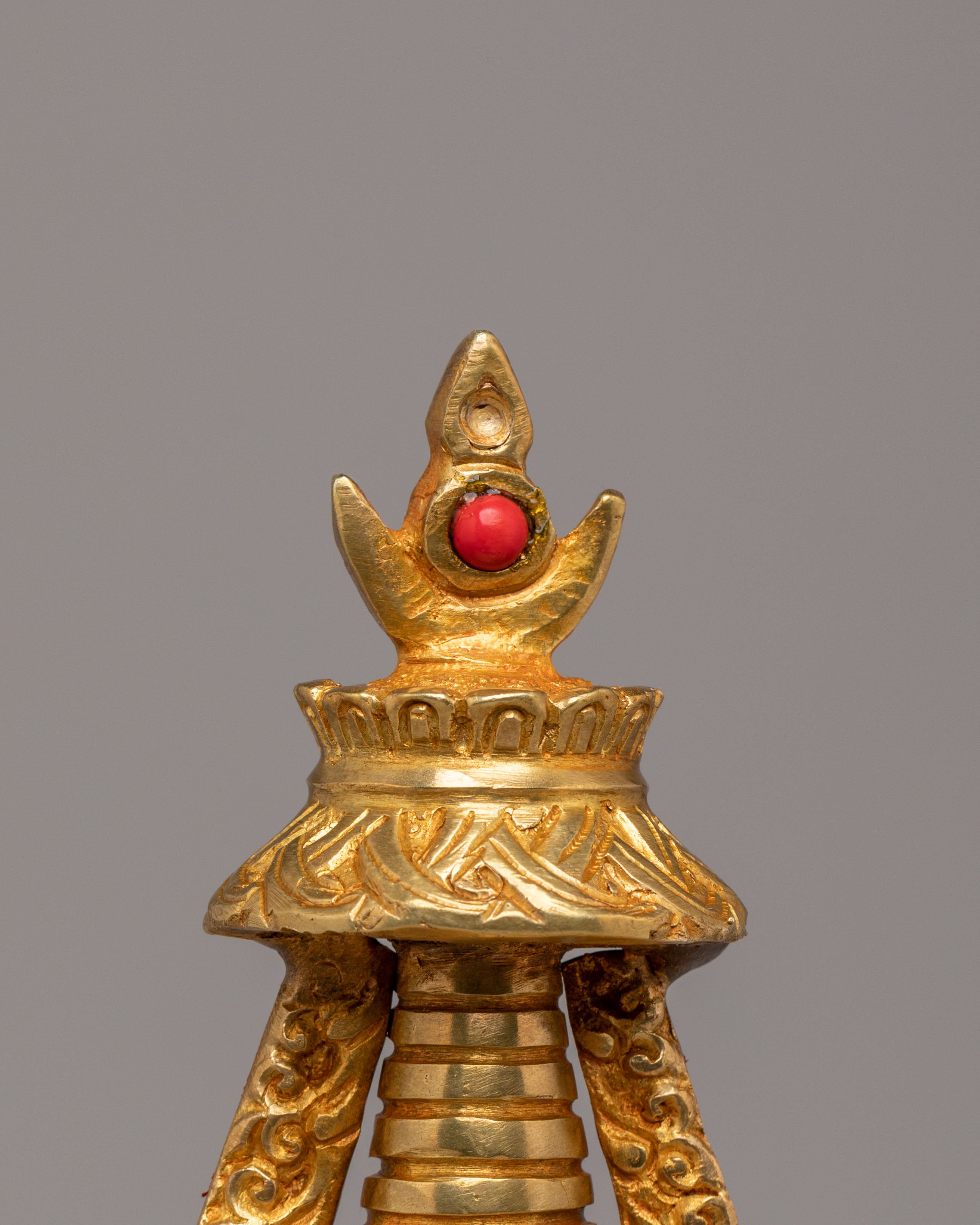 Traditional Stupa Of Many Doors | Handcrafted Tibetan Buddhist Shrine