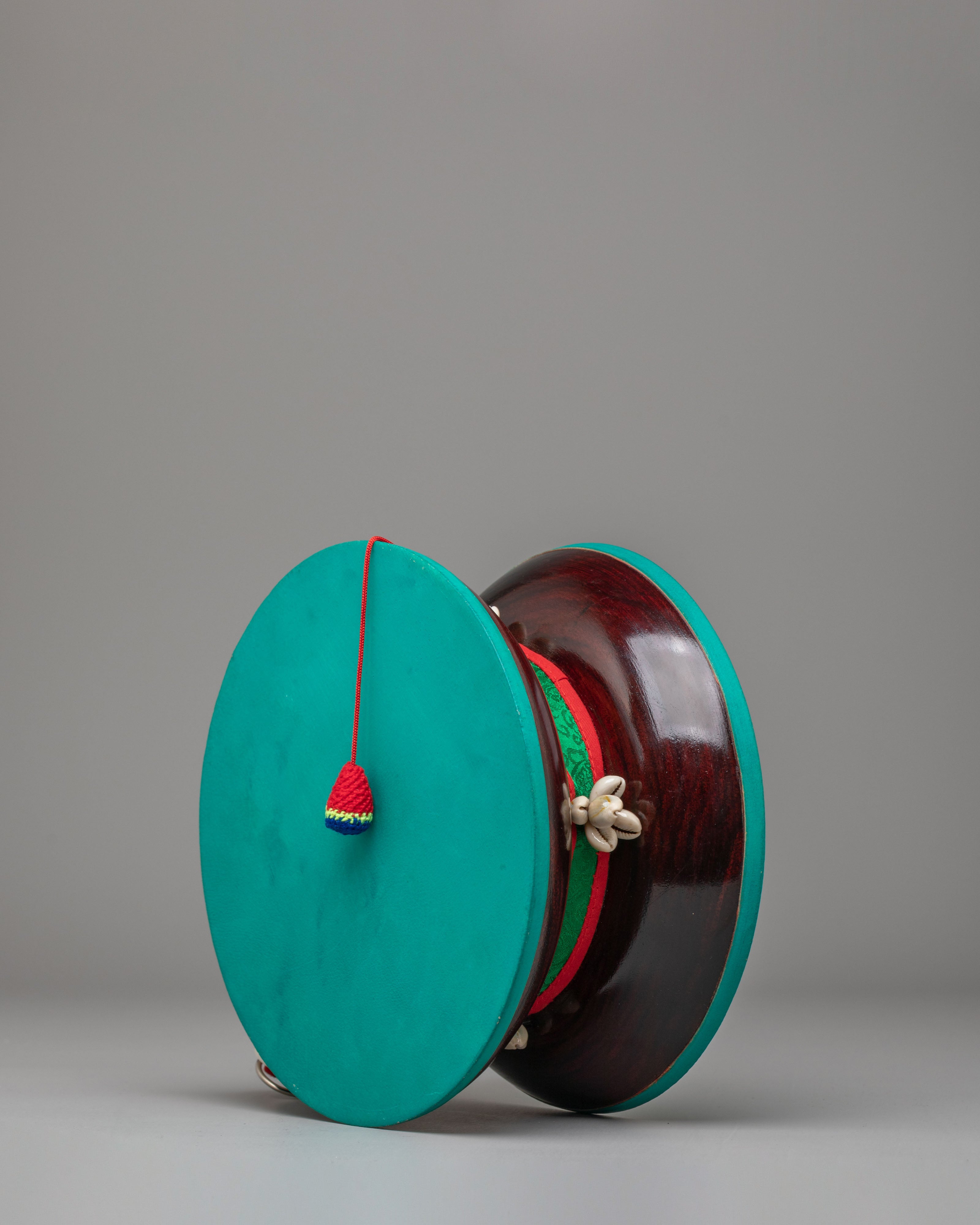 Sacred Vajrayana Damaru Instrument | Tibetan Buddhist Chod Drum