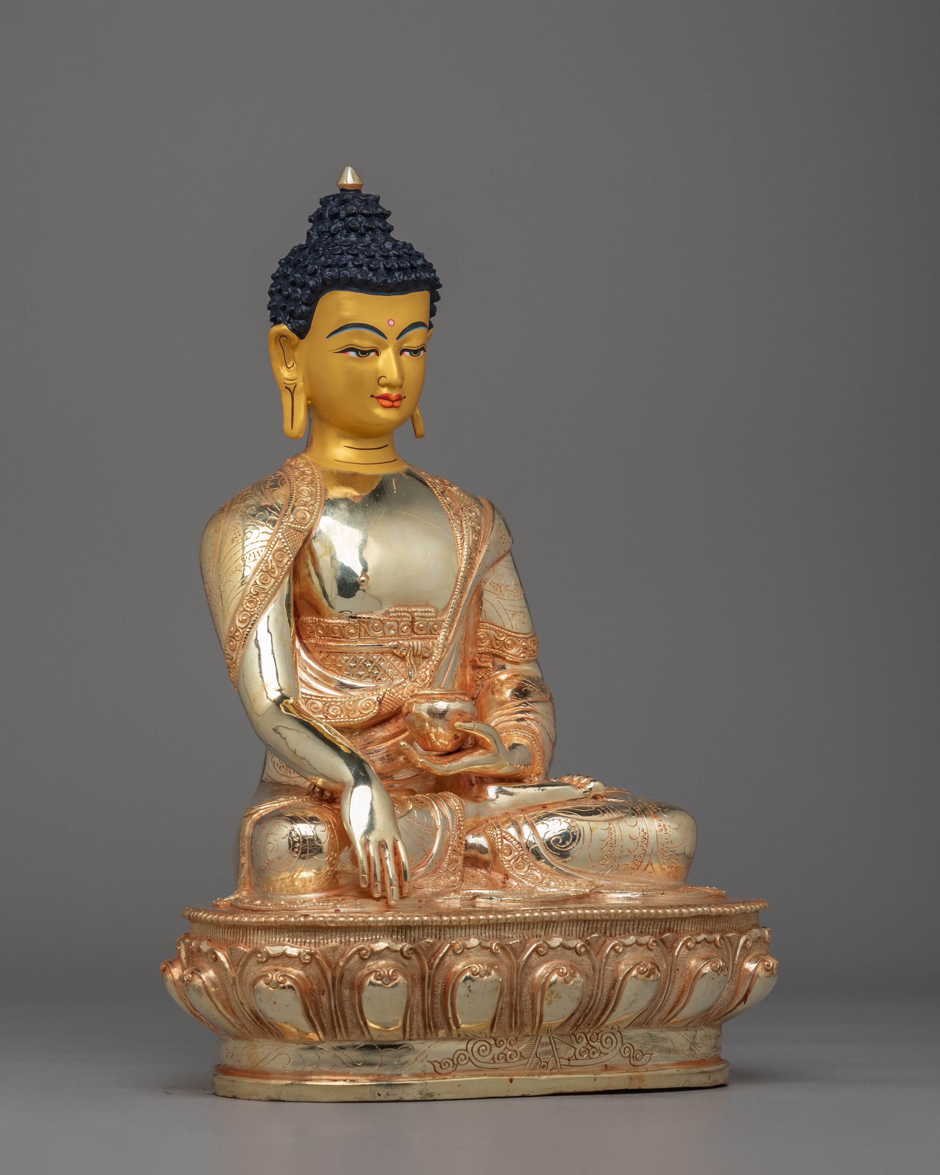 Himalayan Altar Buddha Shakyamuni Statue | Symbol of Enlightenment