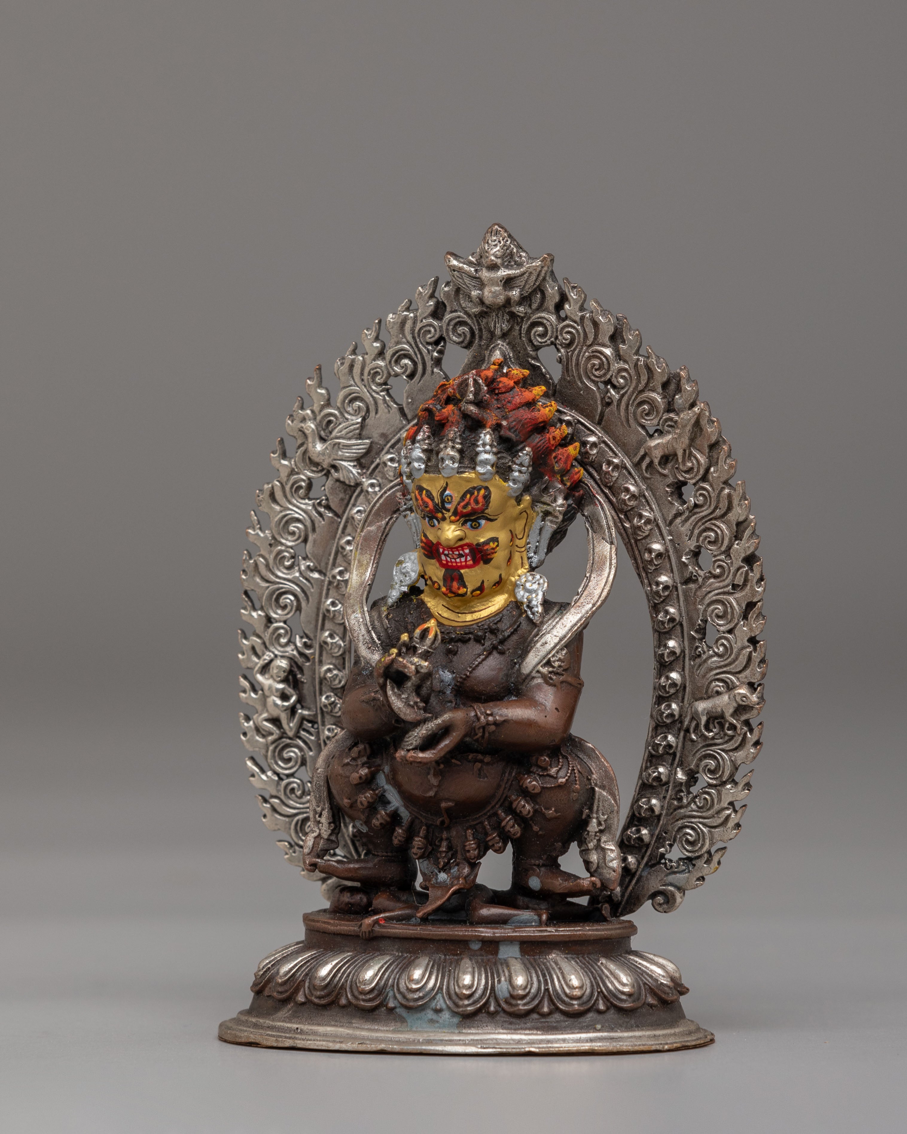 Sacred Mahakala Statue | Himalayan Artwork
