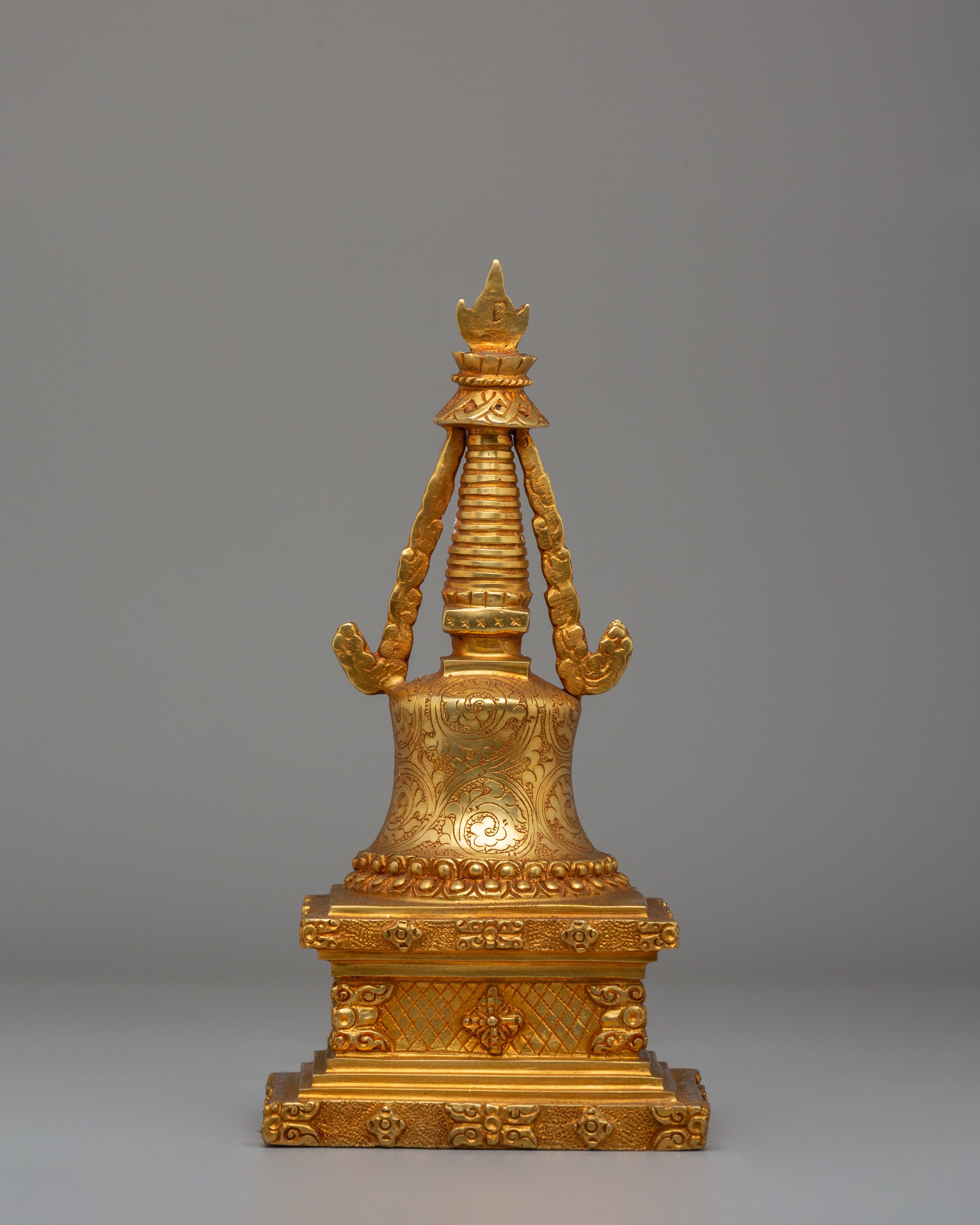 Handcrafted Sacred Tibetan Stupa | Parinirvana Stupa