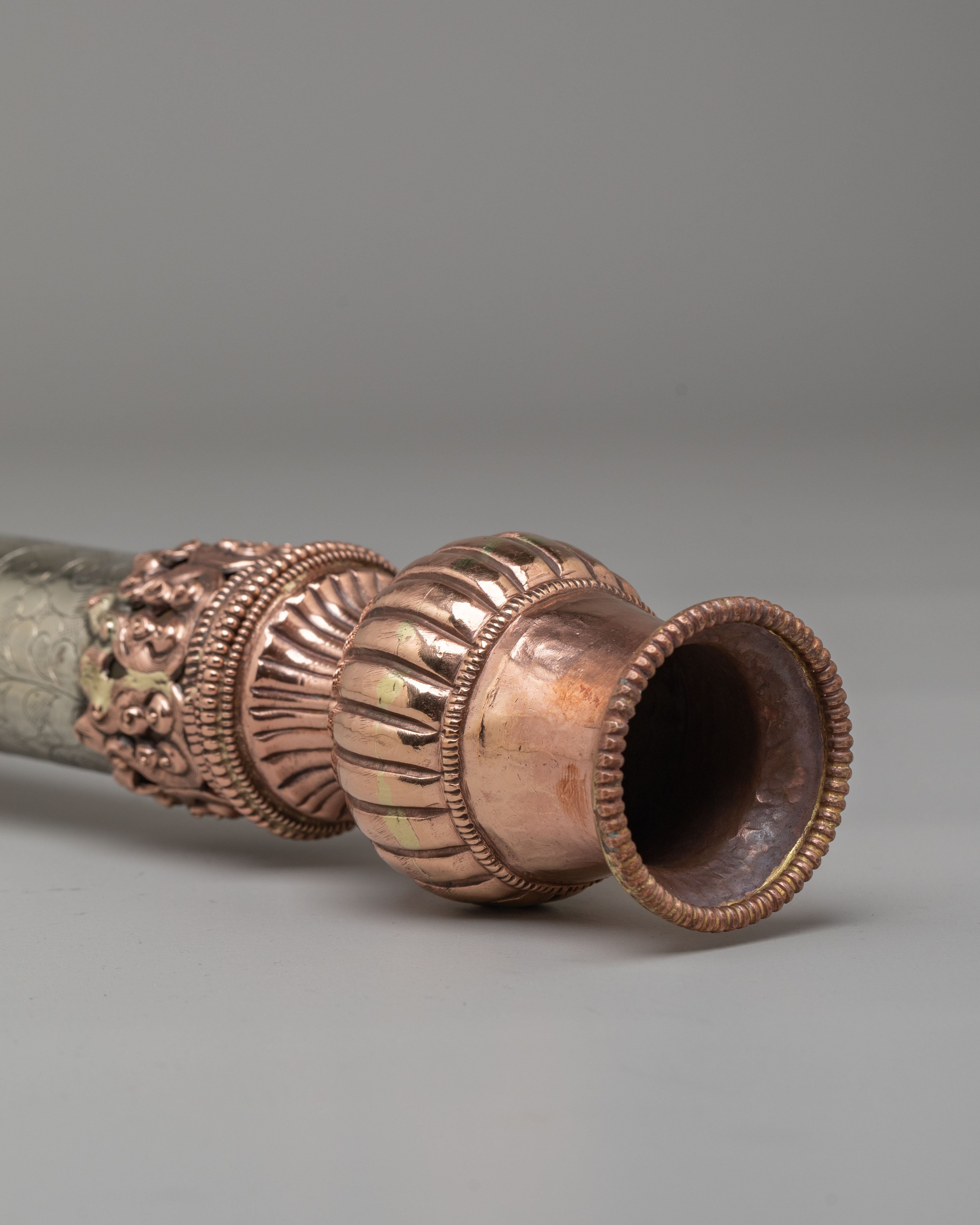 Tibetan Buddhist Incense Holder | Copper Body Incense Burner