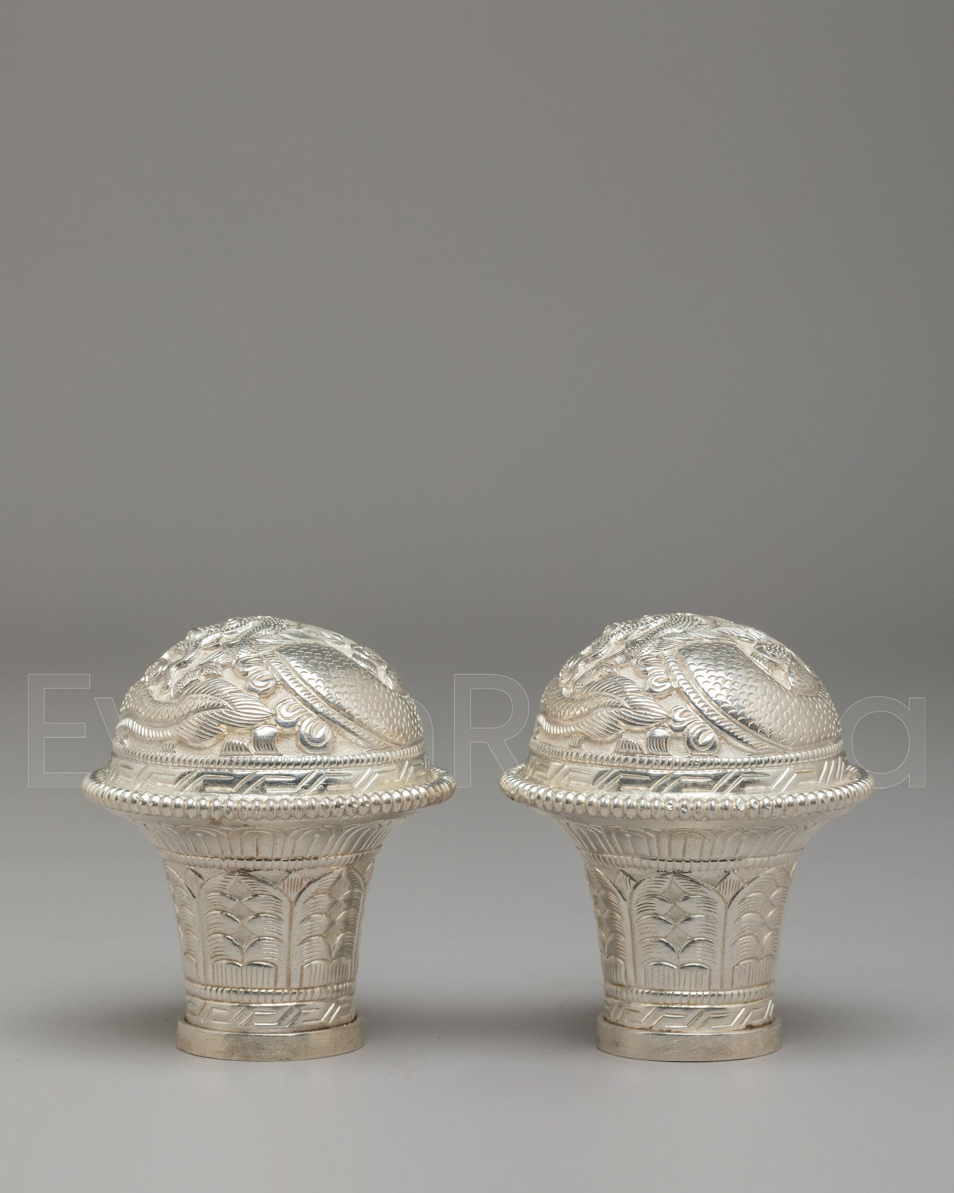 Handmade Brocade Stick Cap Set 