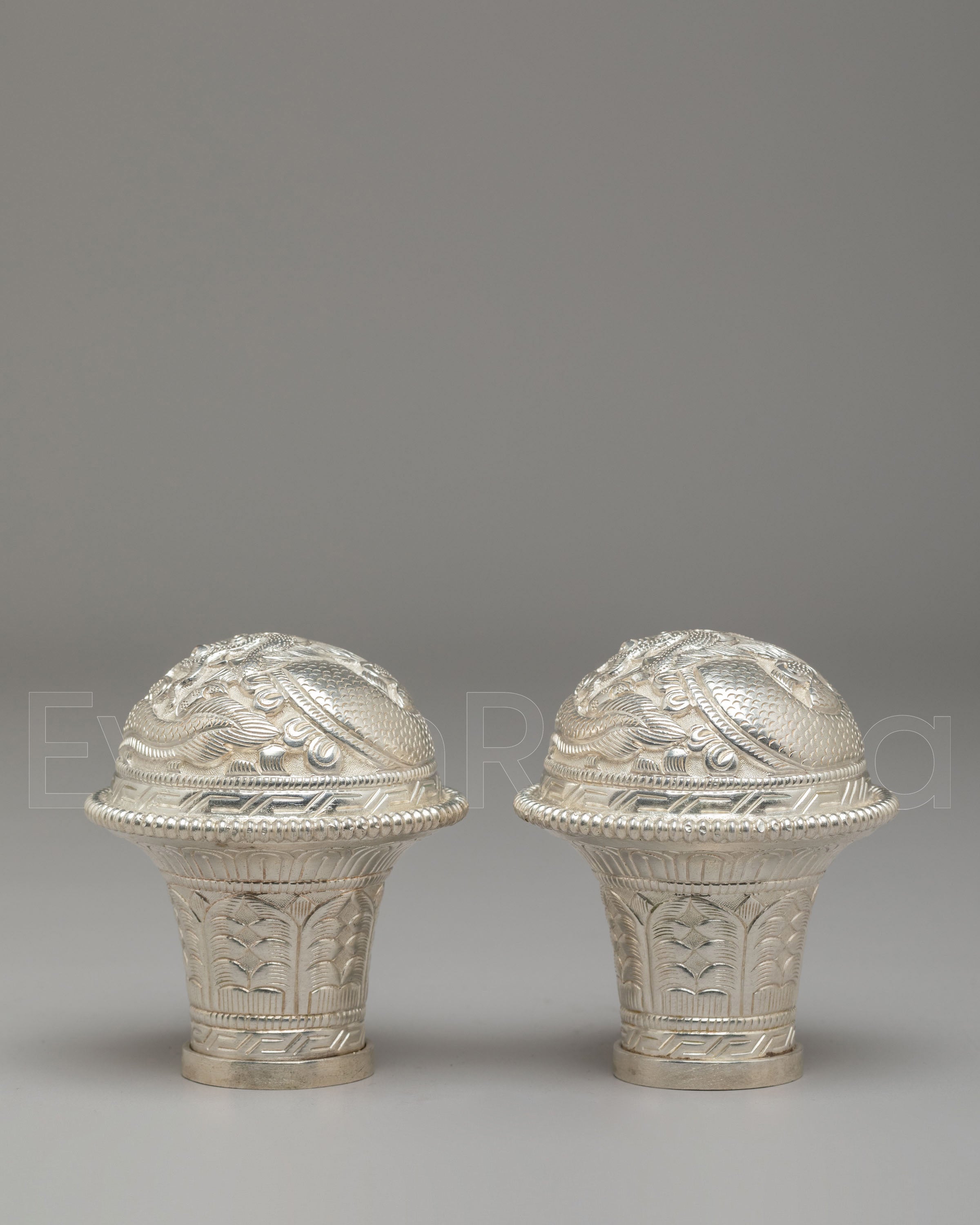 Handmade Brocade Stick Cap Set 