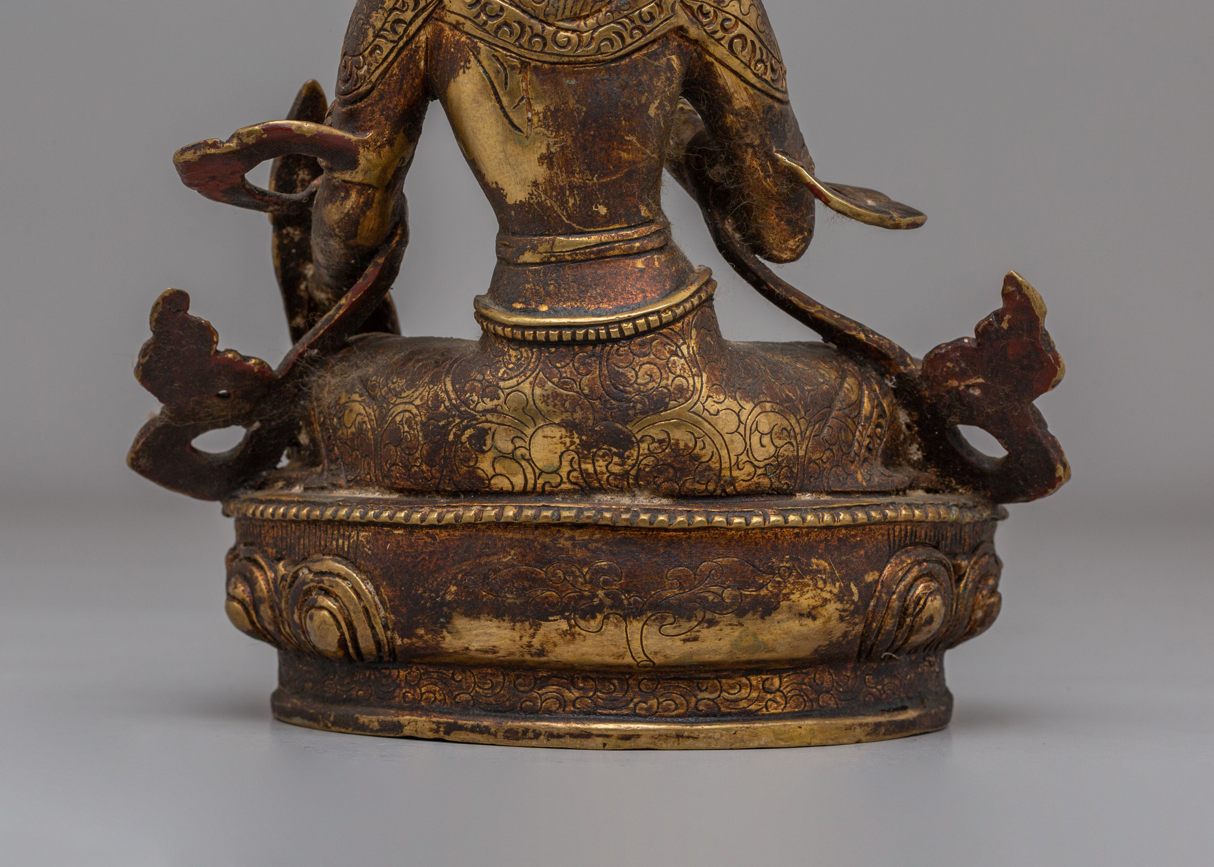 Vajrayana Ksitigarbha Protector Buddha Statue | Guardian of the Earth
