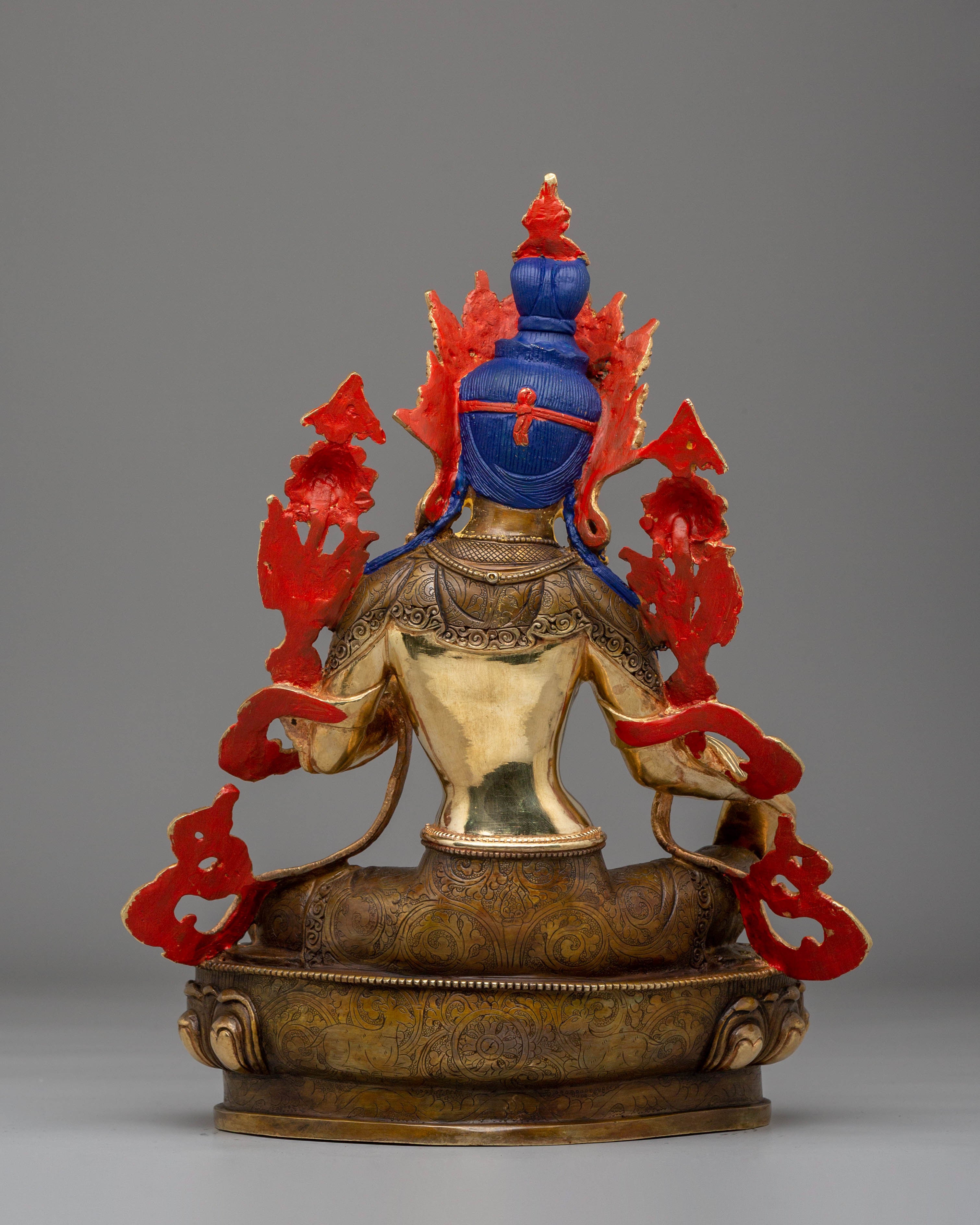 Green Tara Handmade Copper Statue | Divine Protector for Spiritual Growth