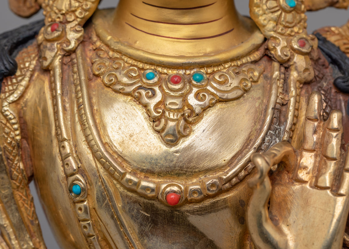 Sword of Wisdom Manjushri Statue | Tibetan Deity of Enlightenment