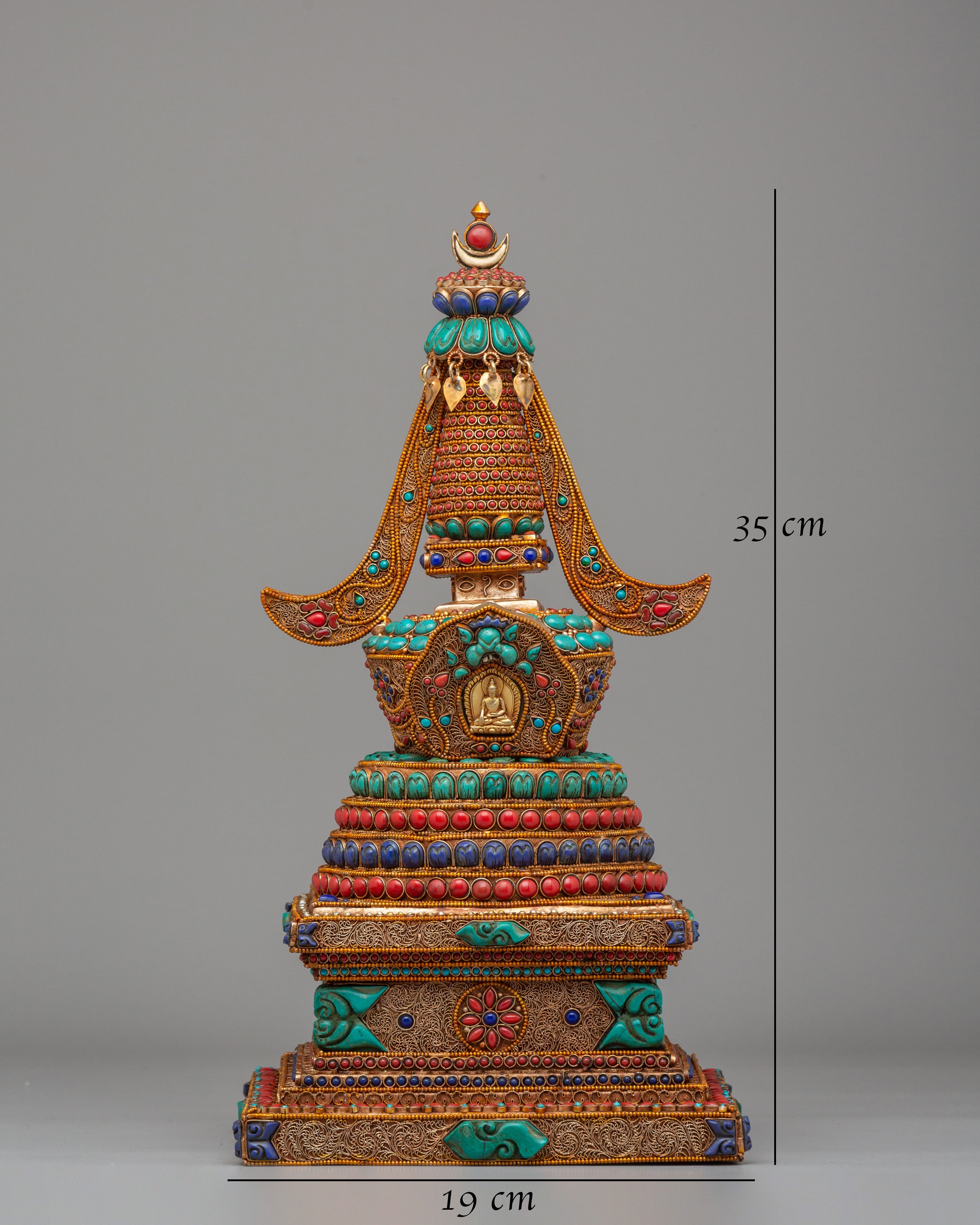 Sacred Ritual Namgyal Chorten Stupa | Spiritual Stupa for Meditation