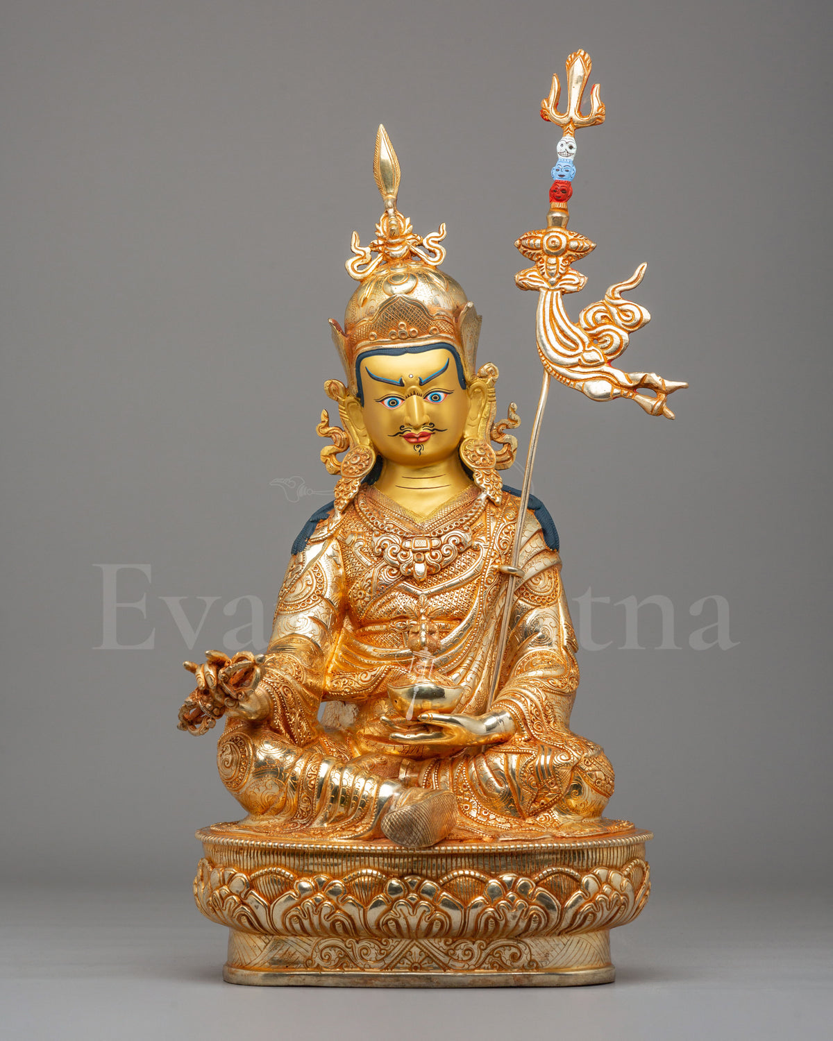 Traditional Guru Rinpoche Sculpture