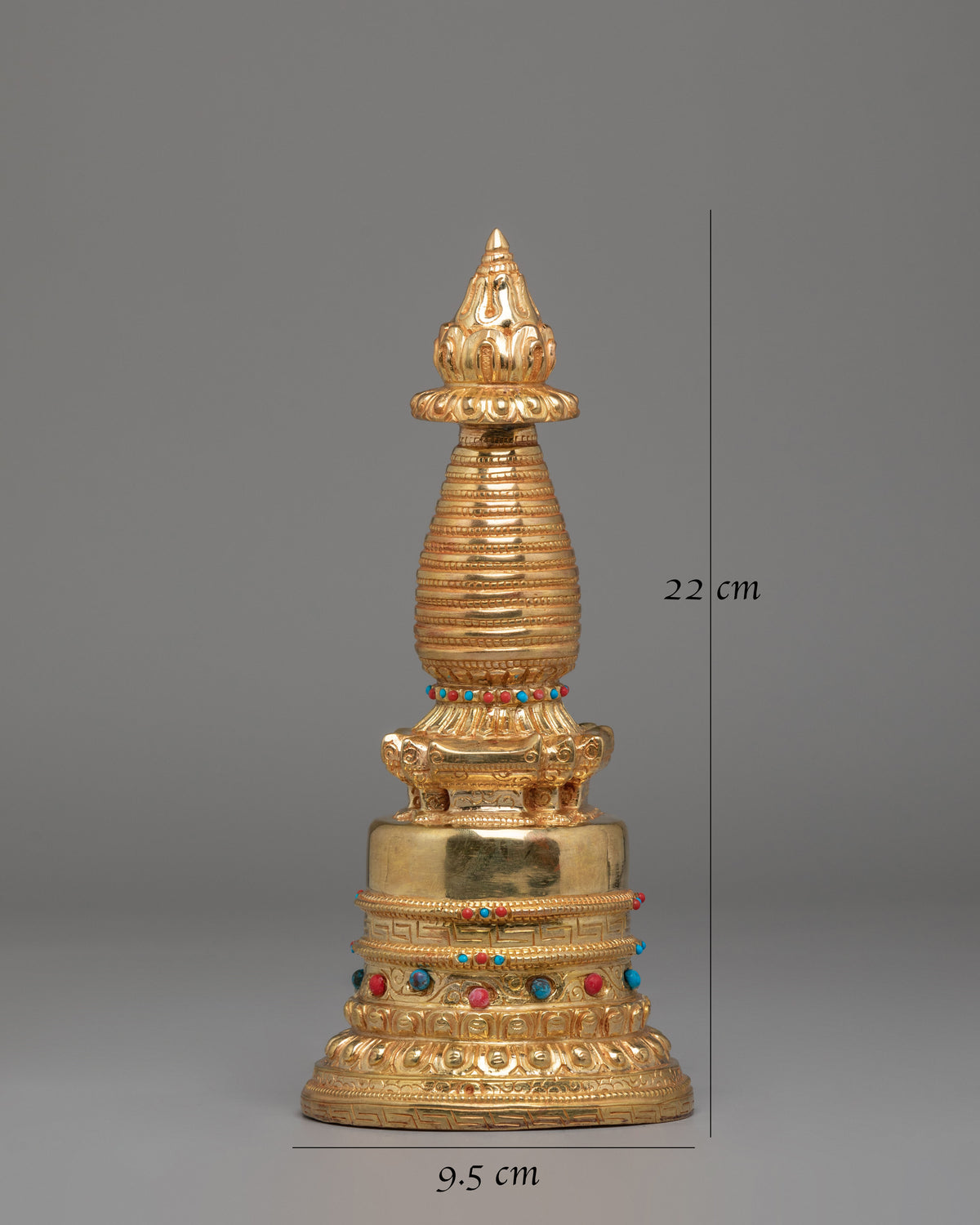 Tibetan Kadampa Stupa Sculpture | Symbol of Spiritual Enlightenment