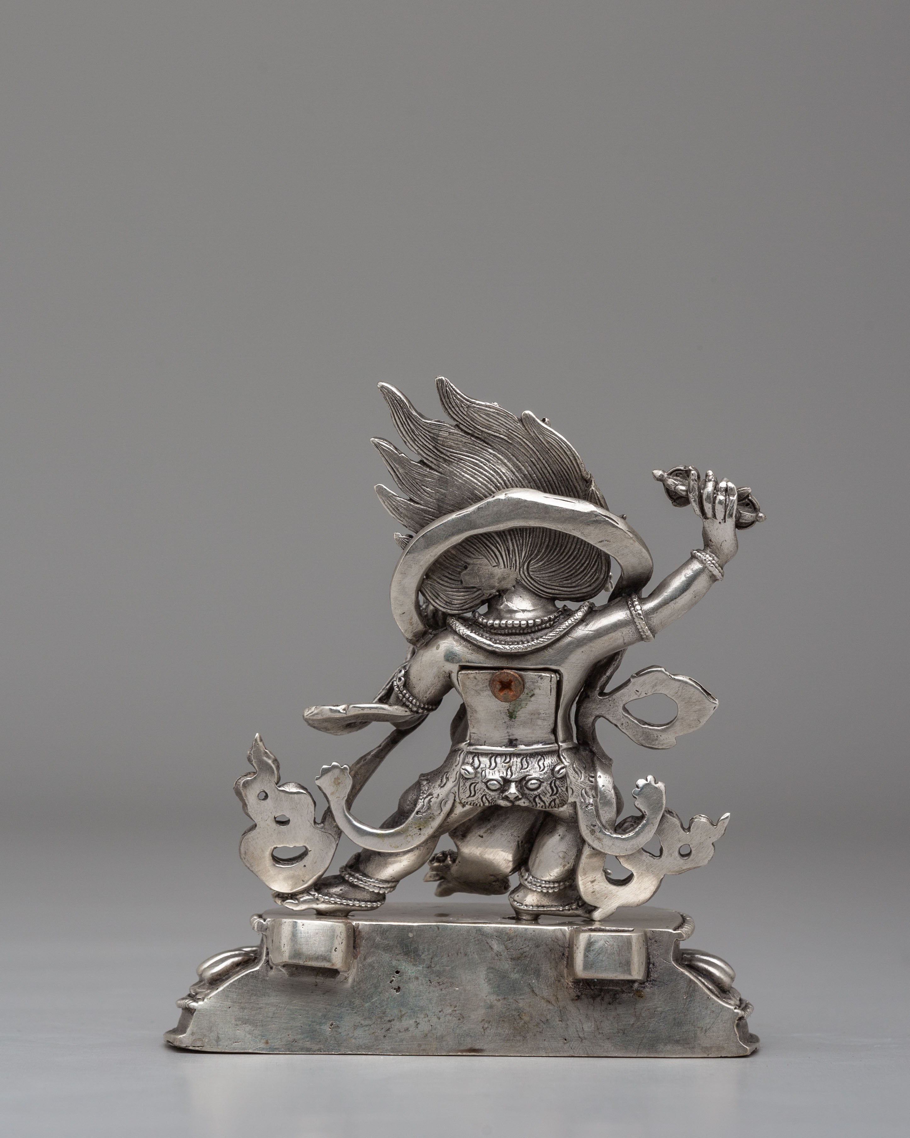 Vajrayana Protector Deity Vajrapani Statue | Sacred Buddhist Bodhisattva Sculpture