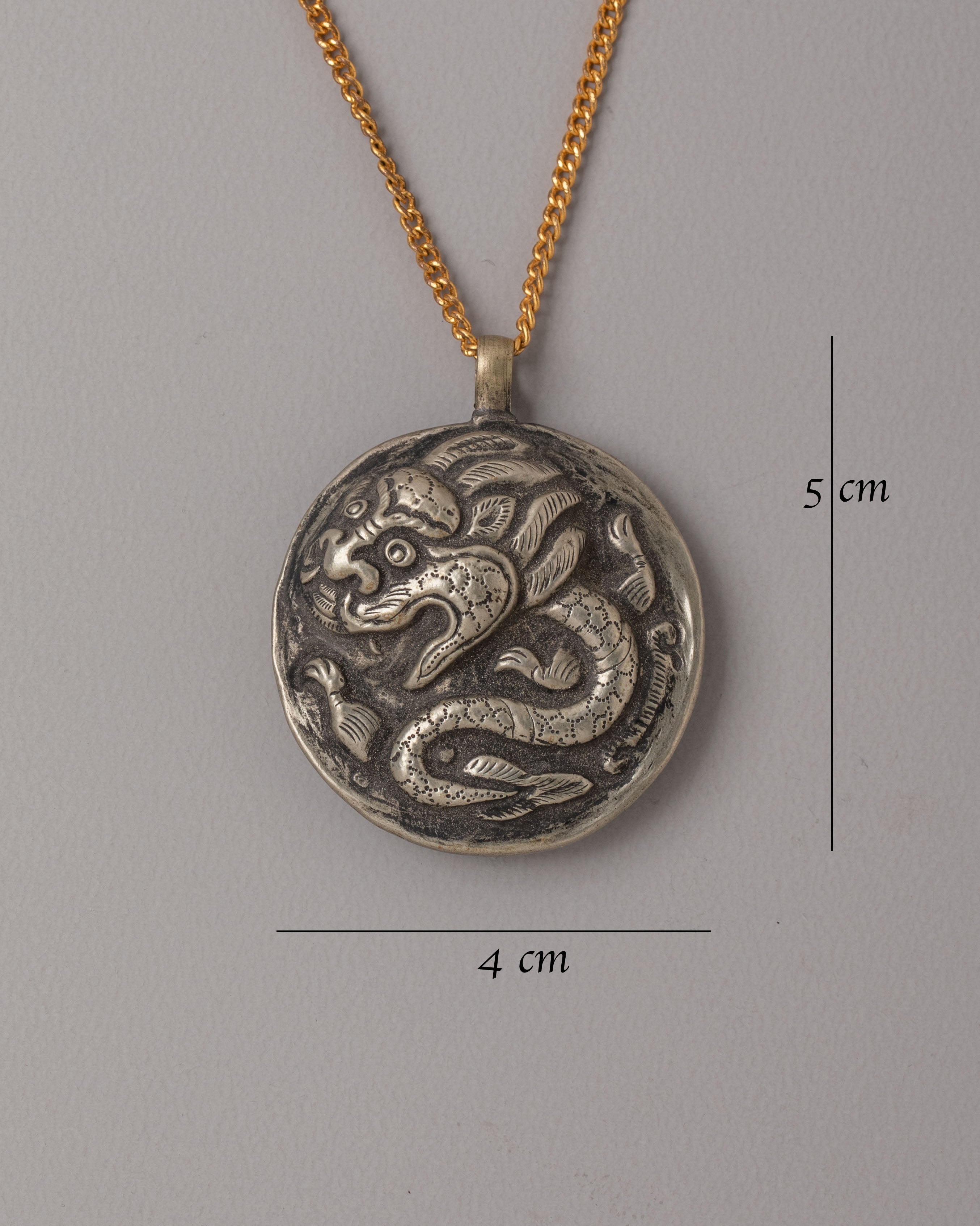 Handcrafted Dragon Locket | Unique Spiritual Amulet