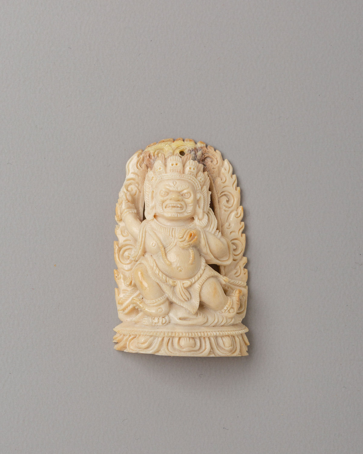 Tibetan Mahakala Locket Set | Spiritual Jewelry for Protection