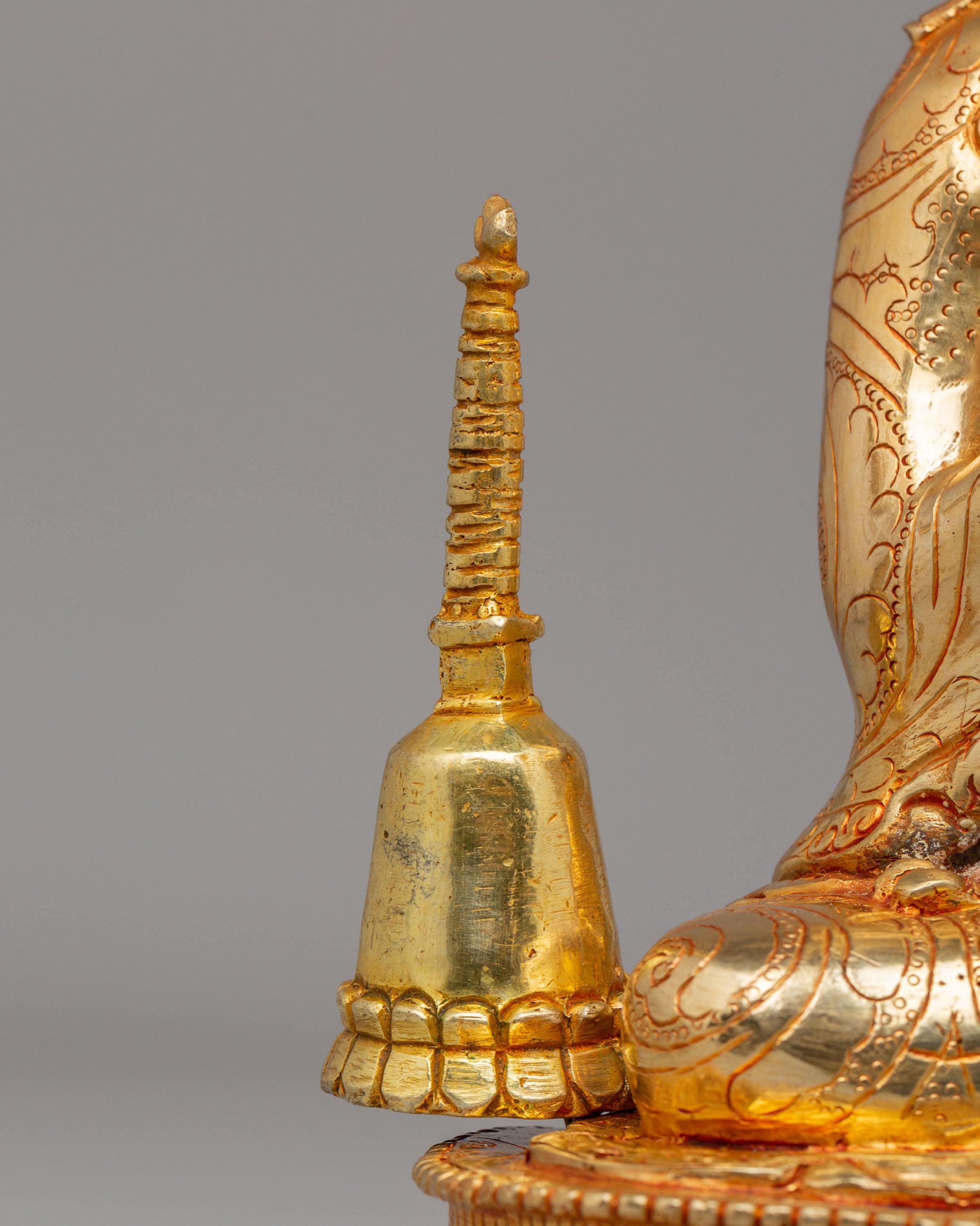 Buddhist Guru Atisha Sculpture | Tibetan Buddhist Master Statue